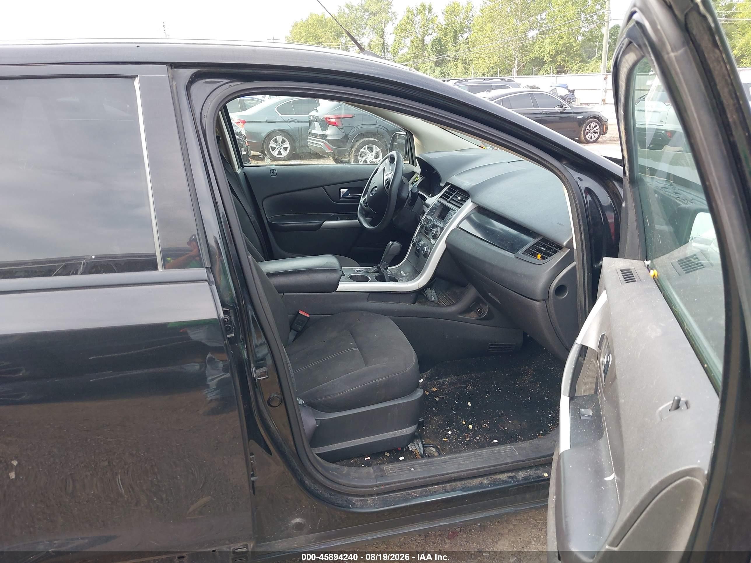 2013 Ford Edge Se Black vin: 2FMDK3GC6DBC73473