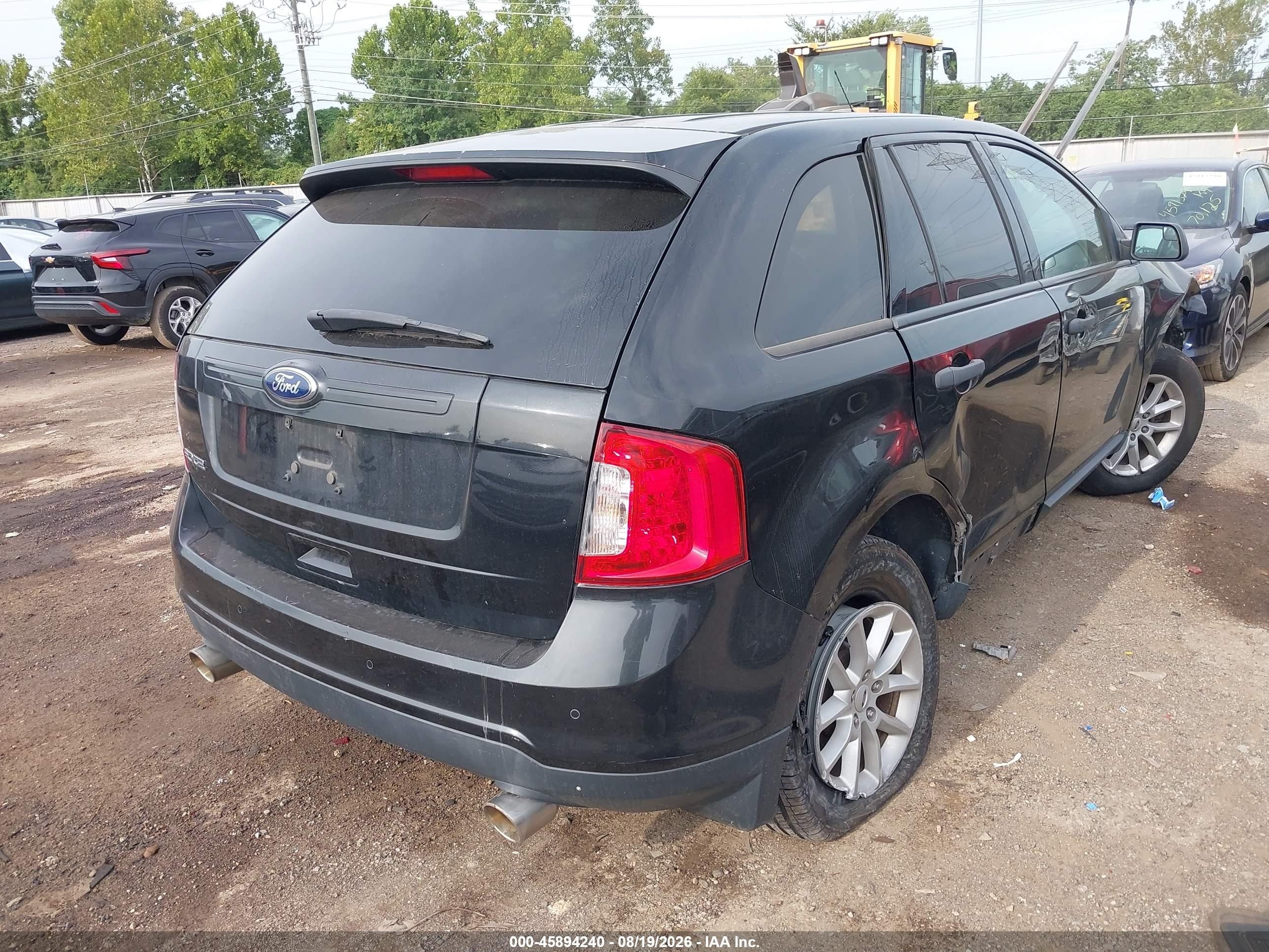 2013 Ford Edge Se Black vin: 2FMDK3GC6DBC73473