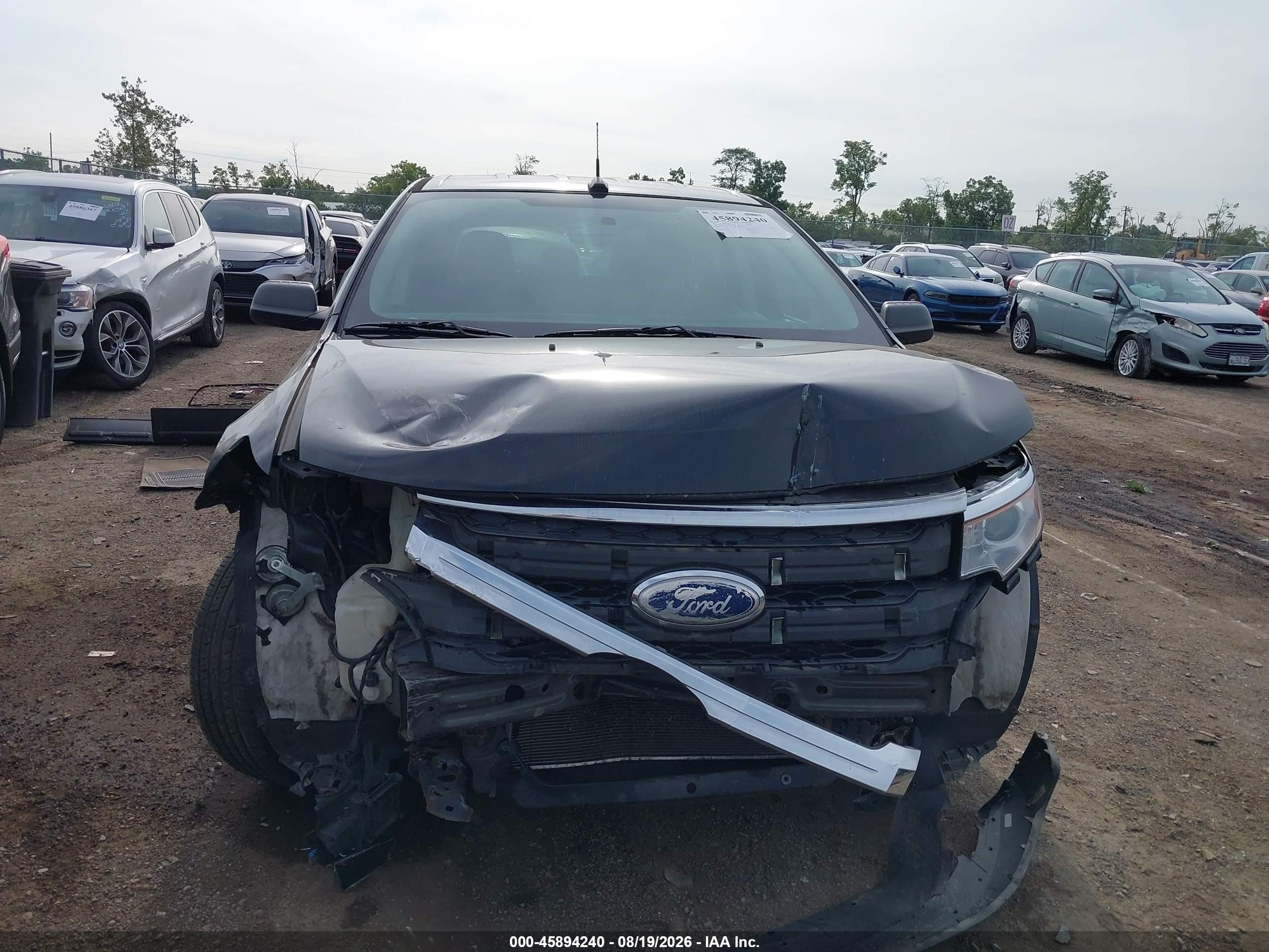 2013 Ford Edge Se Black vin: 2FMDK3GC6DBC73473