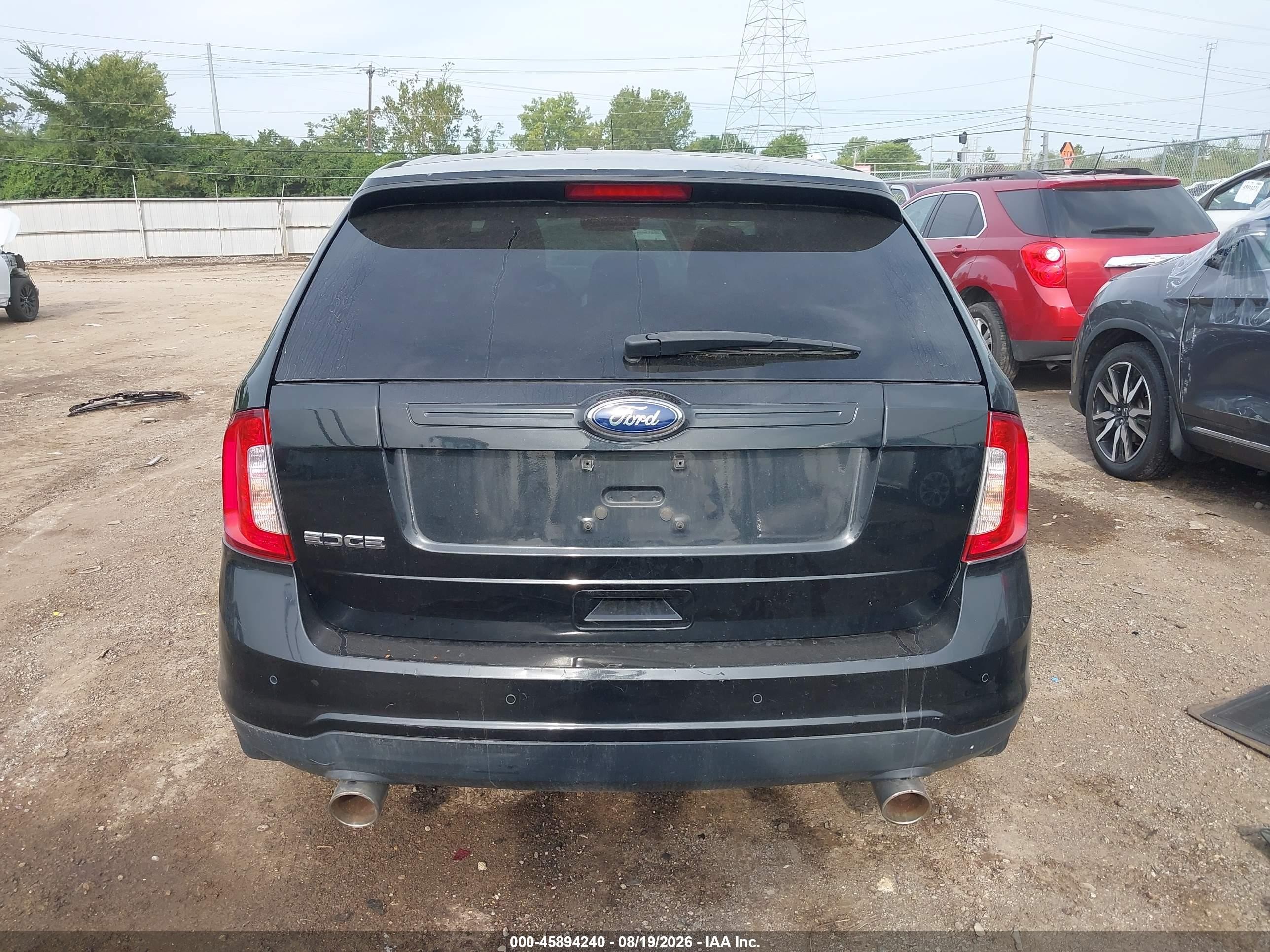 2013 Ford Edge Se Black vin: 2FMDK3GC6DBC73473