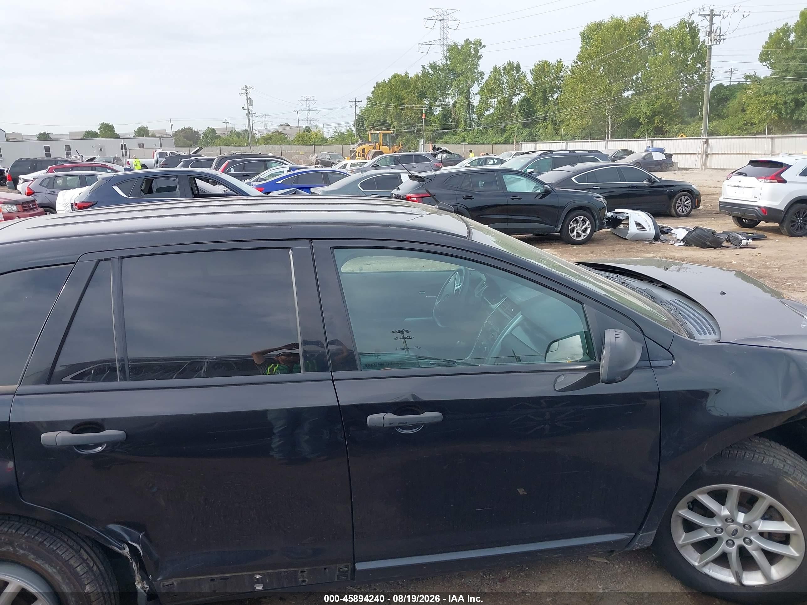 2013 Ford Edge Se Black vin: 2FMDK3GC6DBC73473