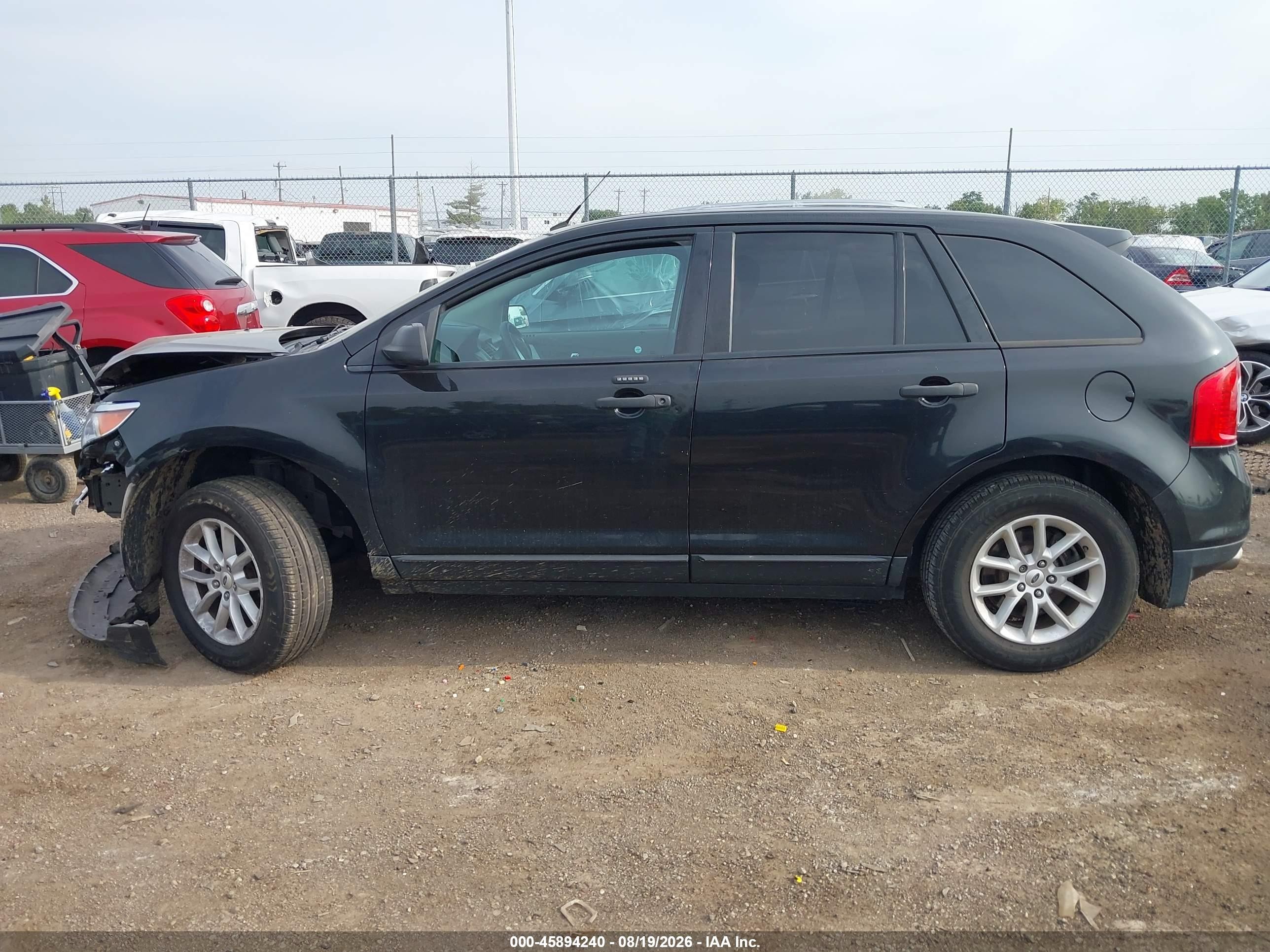 2013 Ford Edge Se Black vin: 2FMDK3GC6DBC73473