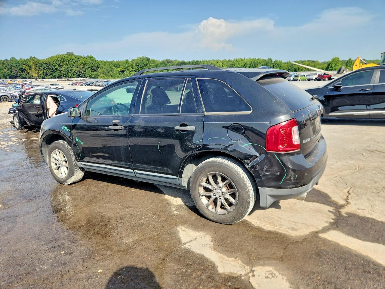 2013 Ford Edge Se Black vin: 2FMDK3GC6DBE30287