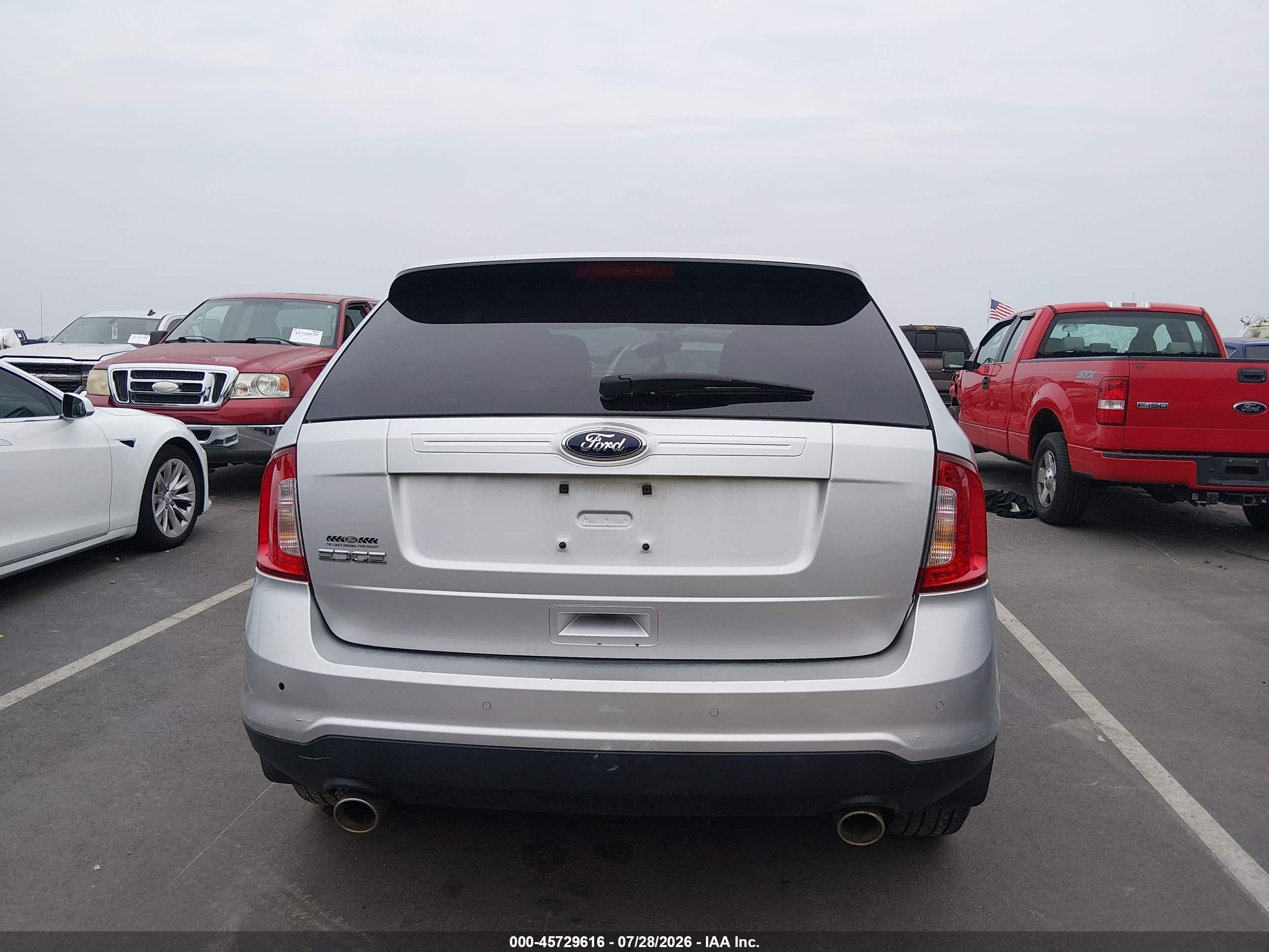 2014 Ford Edge Se Silver vin: 2FMDK3GC6EBA02205
