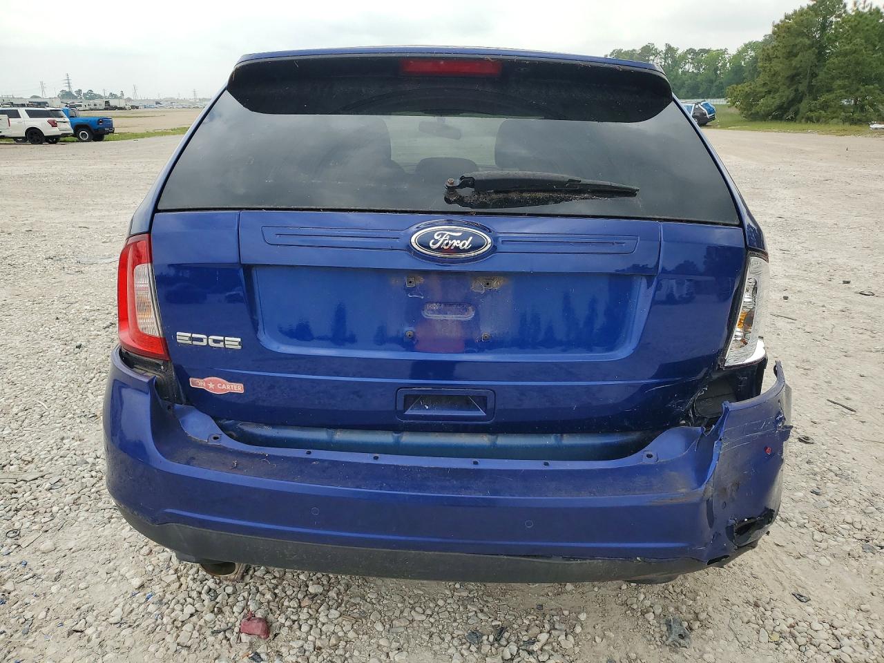 2014 Ford Edge Se Синий vin: 2FMDK3GC6EBA10157