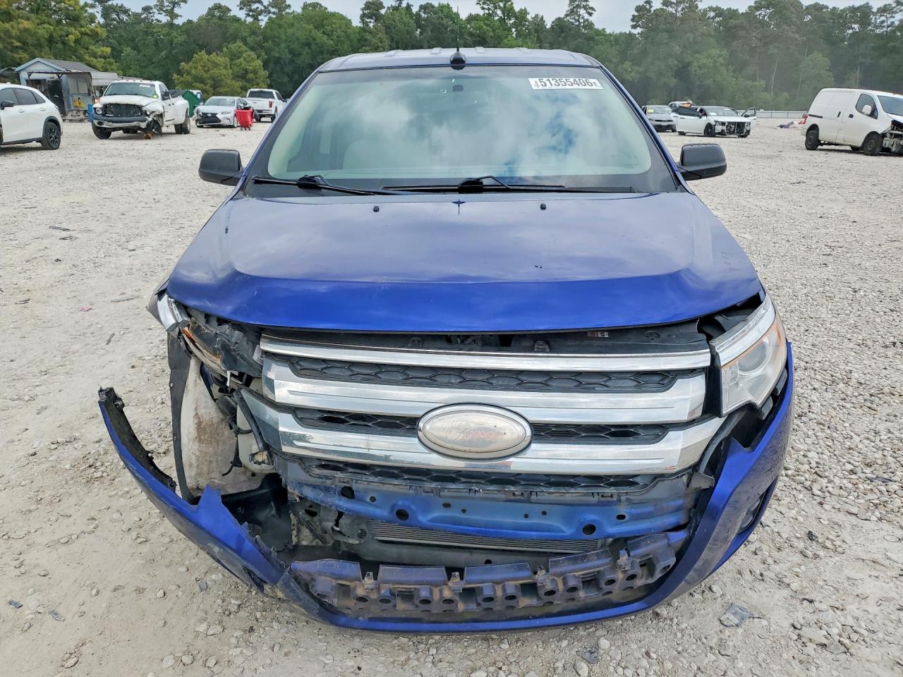 2014 Ford Edge Se Синий vin: 2FMDK3GC6EBA10157