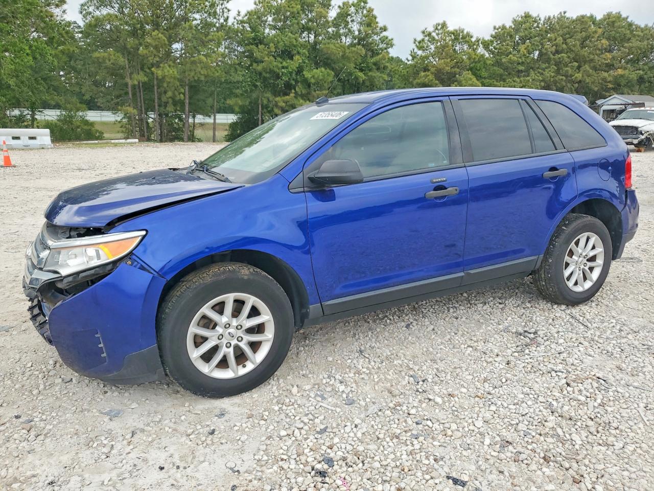 2014 Ford Edge Se Blue vin: 2FMDK3GC6EBA10157