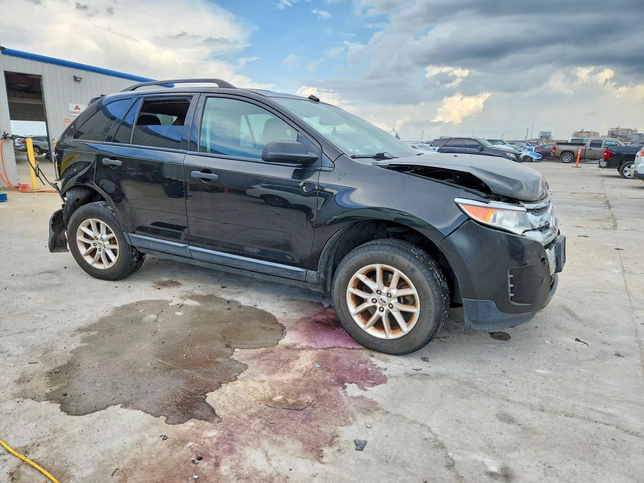 2014 Ford Edge Se Black vin: 2FMDK3GC6EBA23166