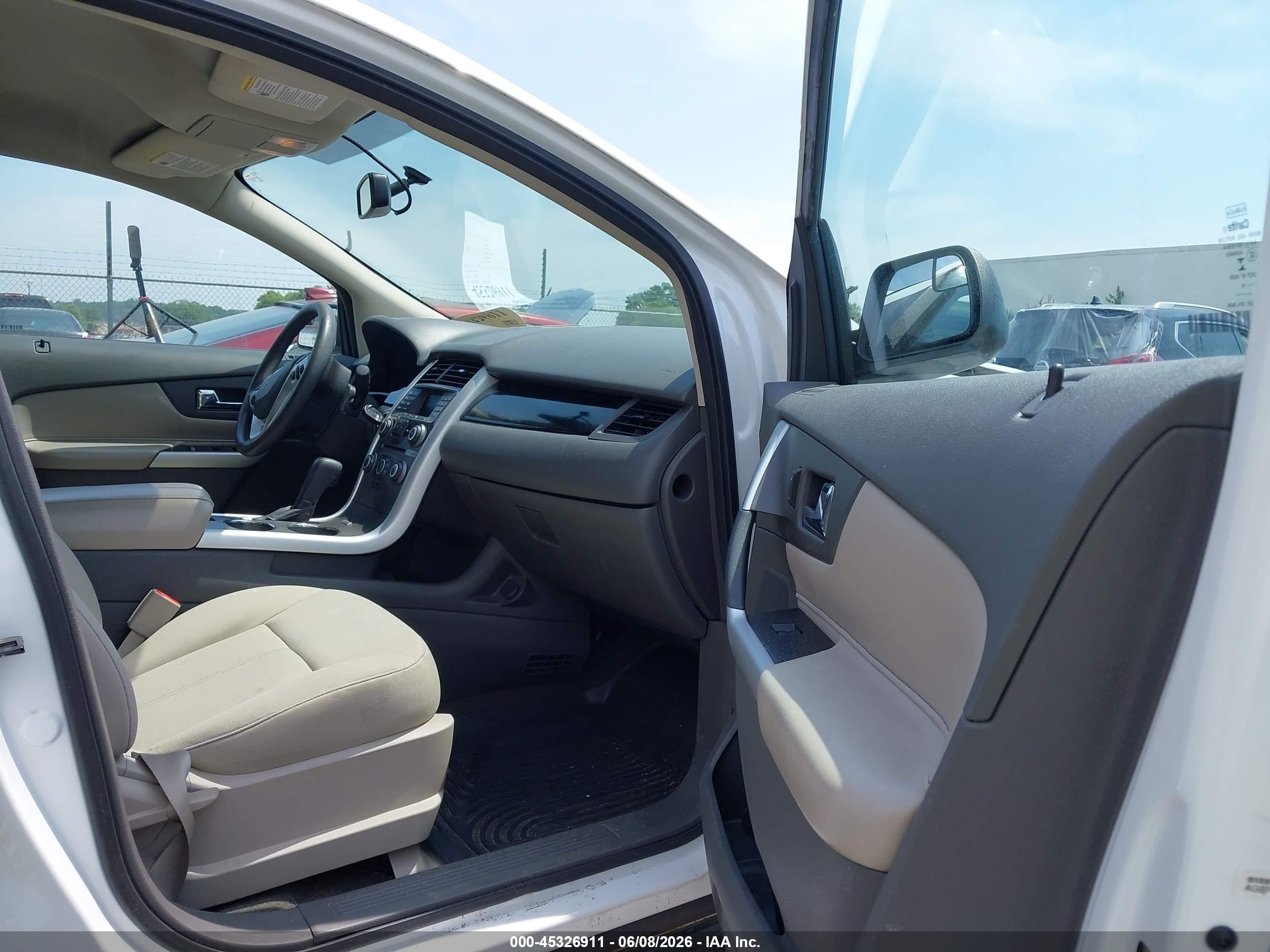 2014 Ford Edge Se Белый vin: 2FMDK3GC6EBA32658