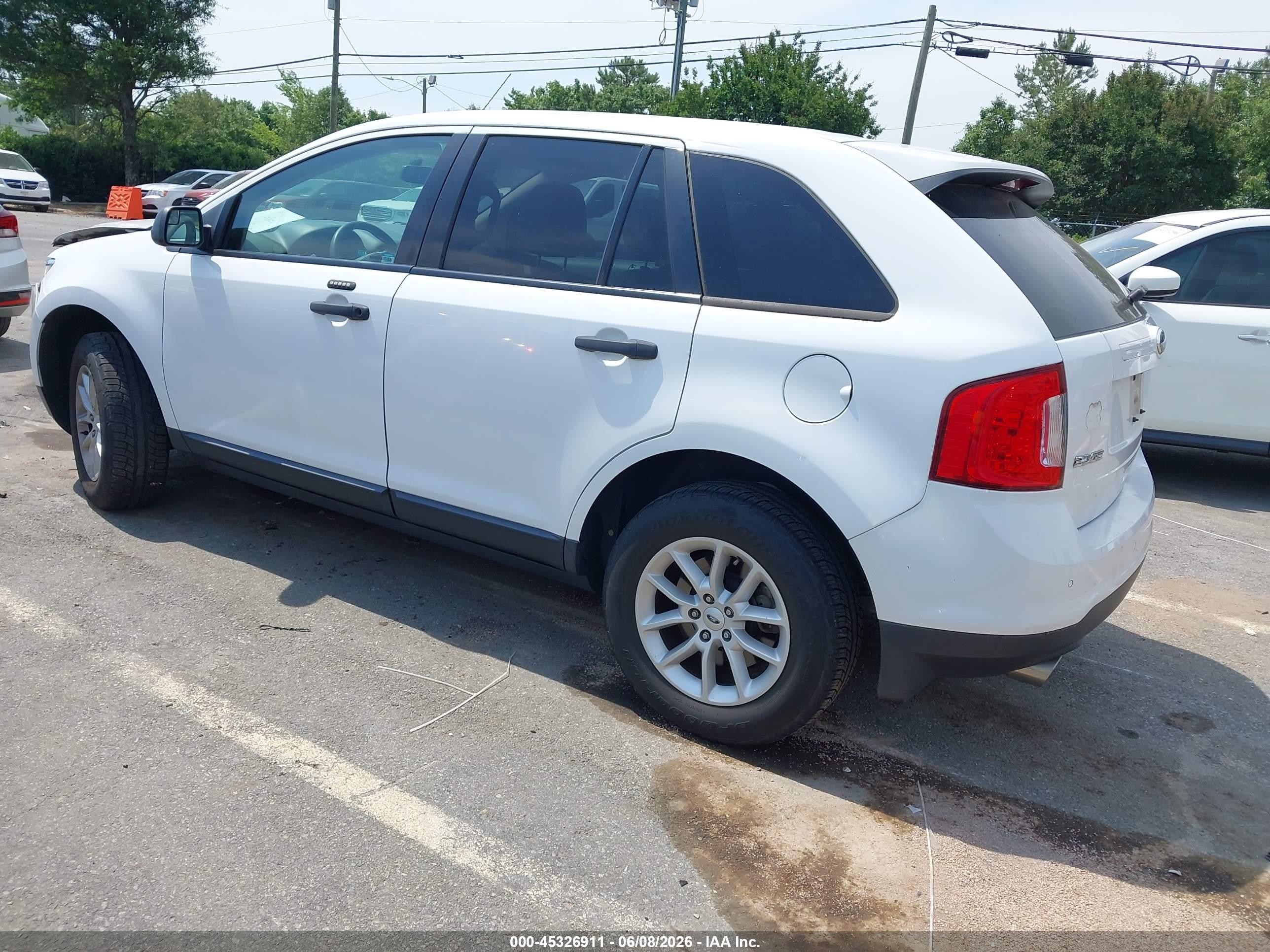 2014 Ford Edge Se Белый vin: 2FMDK3GC6EBA32658