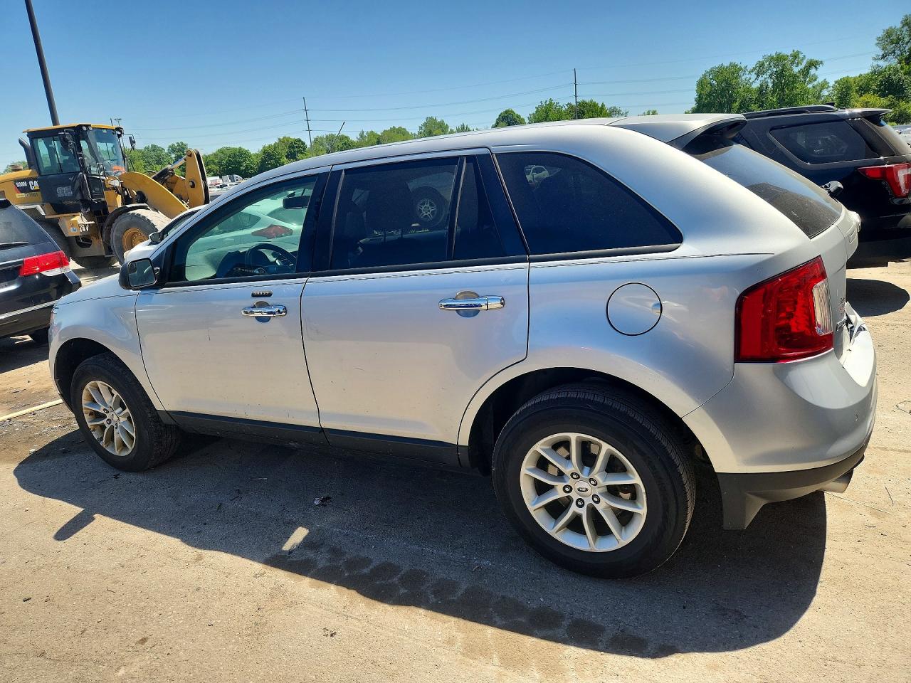 2014 Ford Edge Se Silver vin: 2FMDK3GC6EBA89569