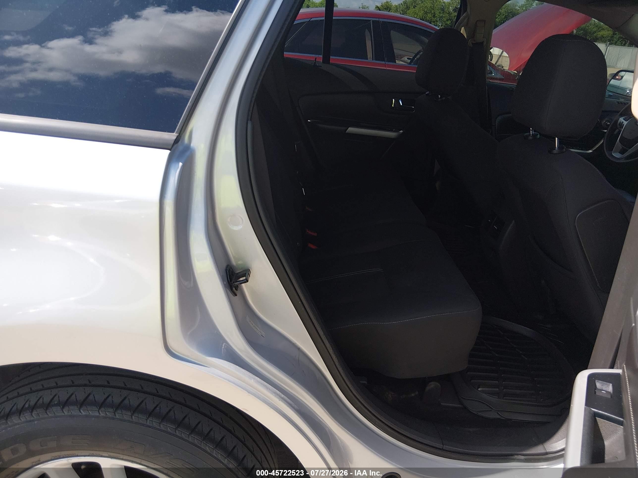2014 Ford Edge Se Silver vin: 2FMDK3GC6EBA96053
