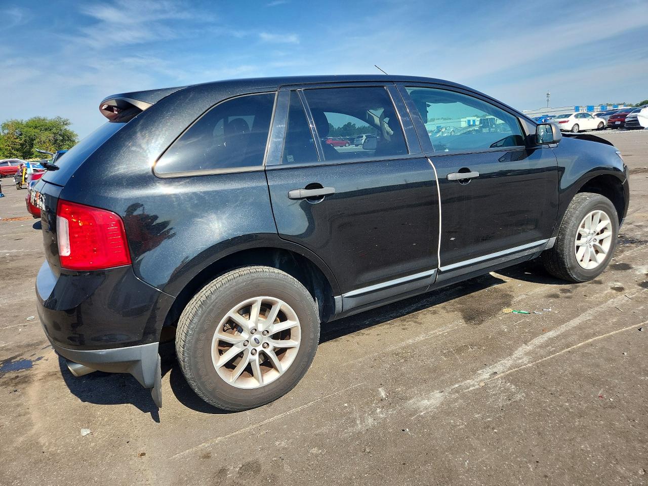 2014 Ford Edge Se Black vin: 2FMDK3GC6EBB17063