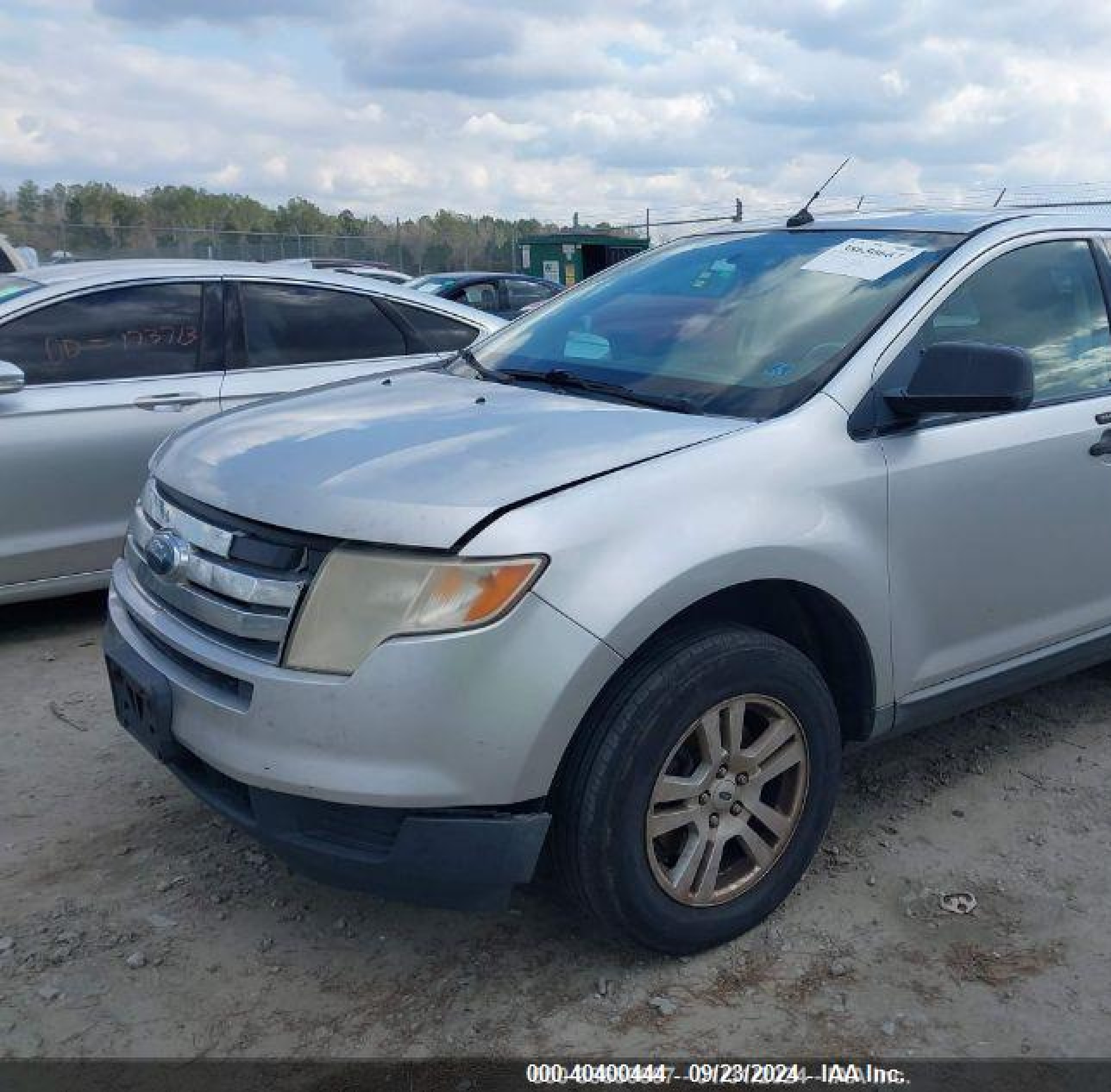 2010 Ford Edge Se Silver vin: 2FMDK3GC7ABA07326