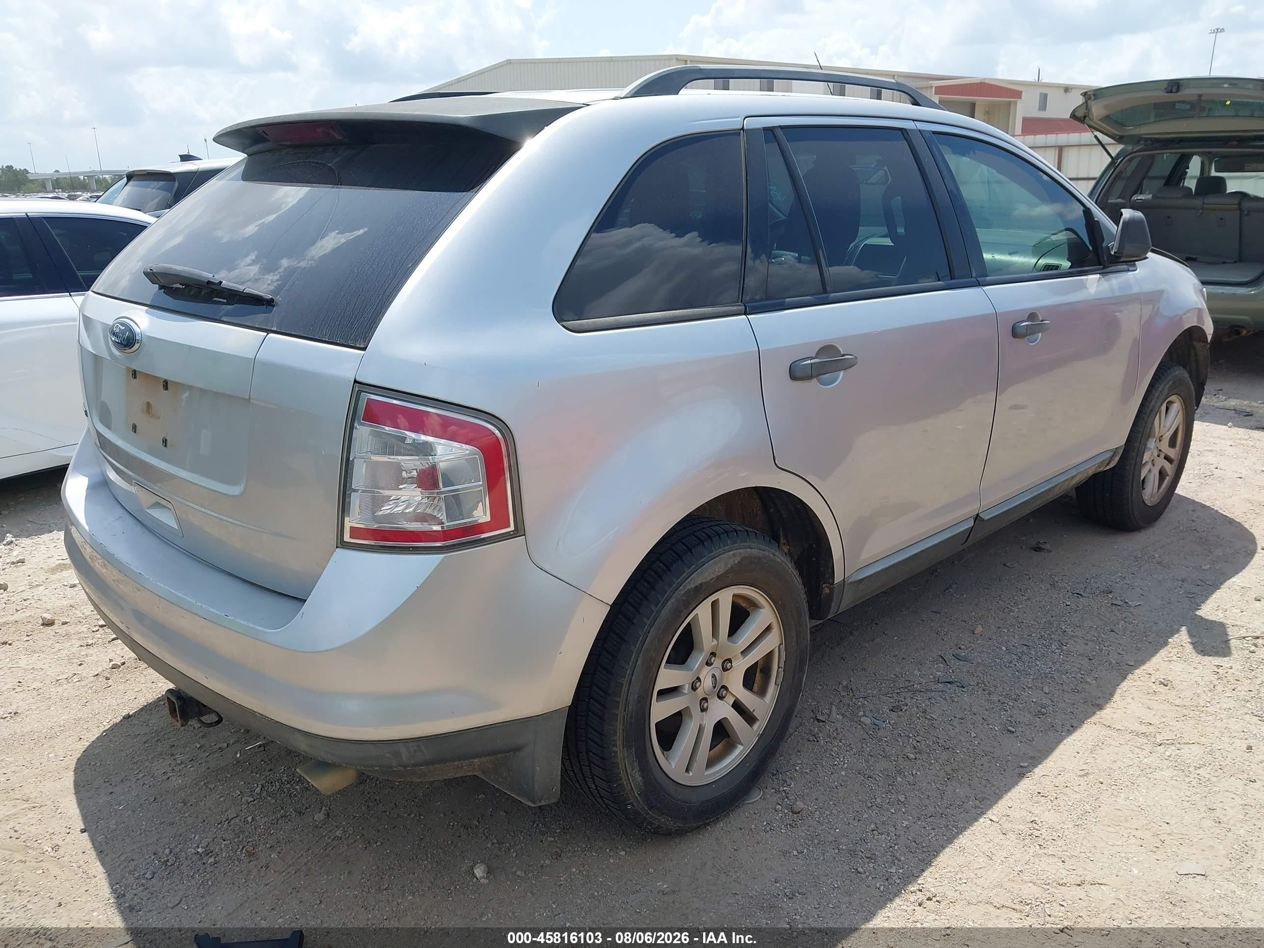 2010 Ford Edge Se Silver vin: 2FMDK3GC7ABA83595