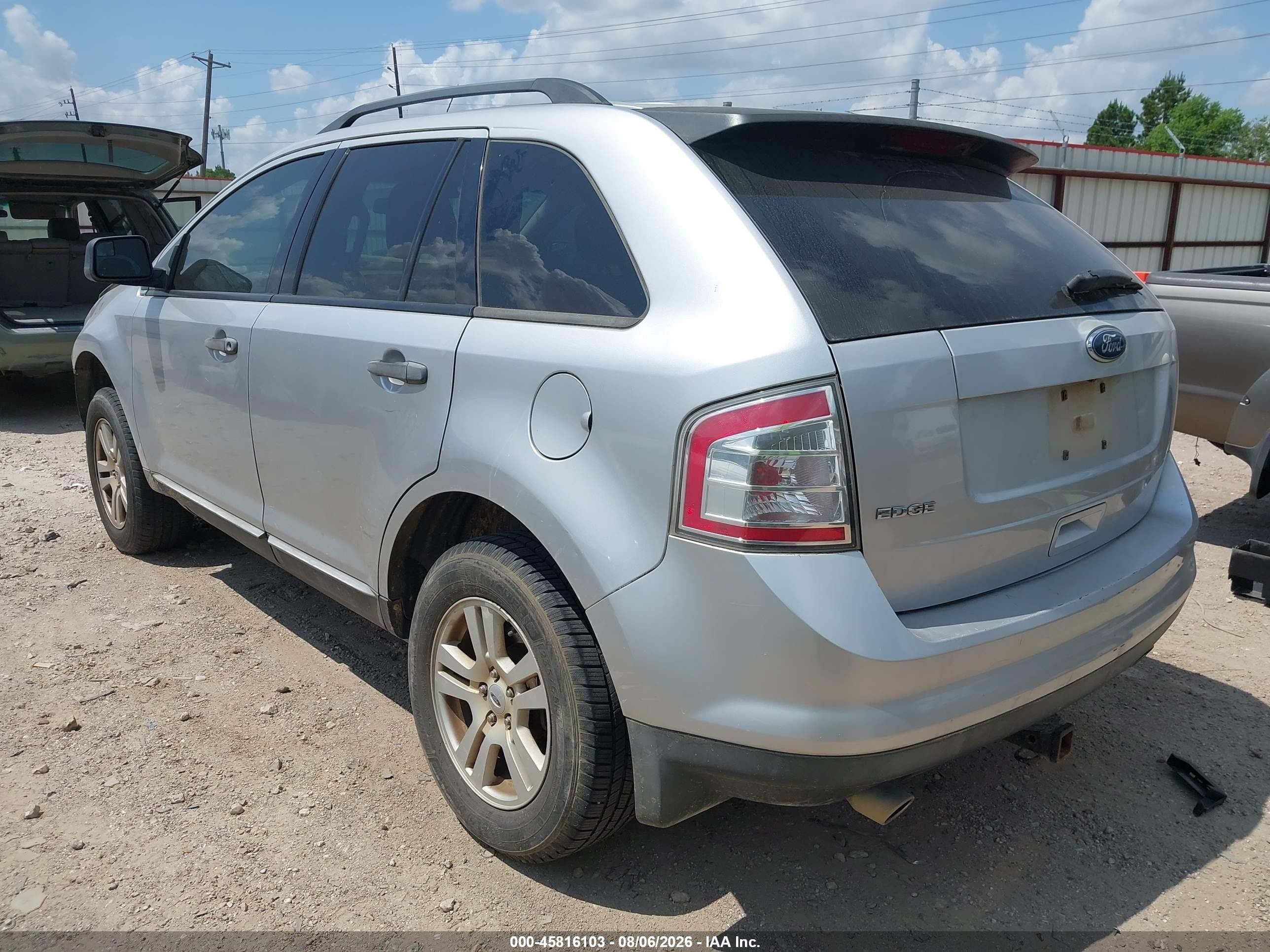 2010 Ford Edge Se Silver vin: 2FMDK3GC7ABA83595