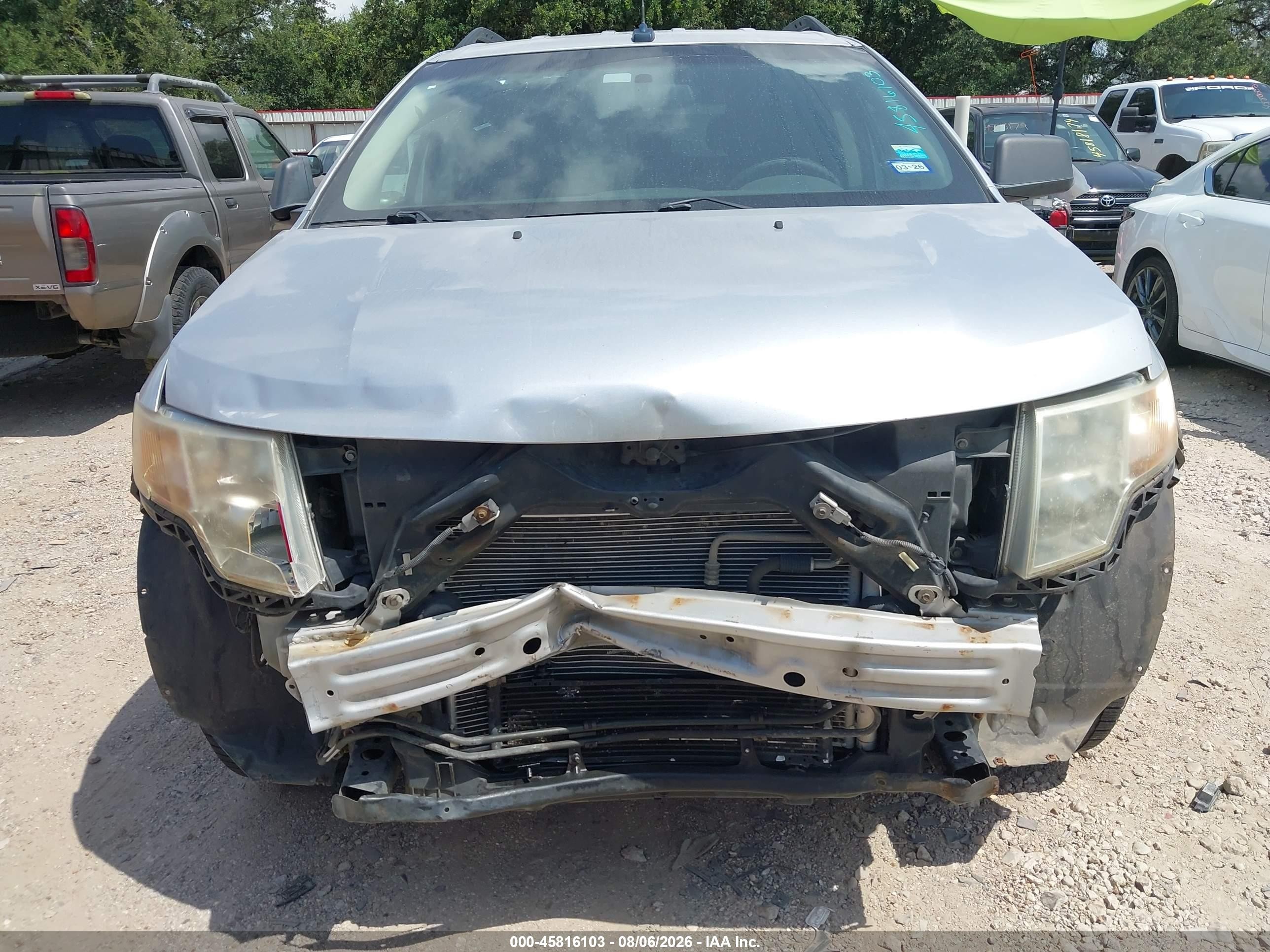 2010 Ford Edge Se Silver vin: 2FMDK3GC7ABA83595
