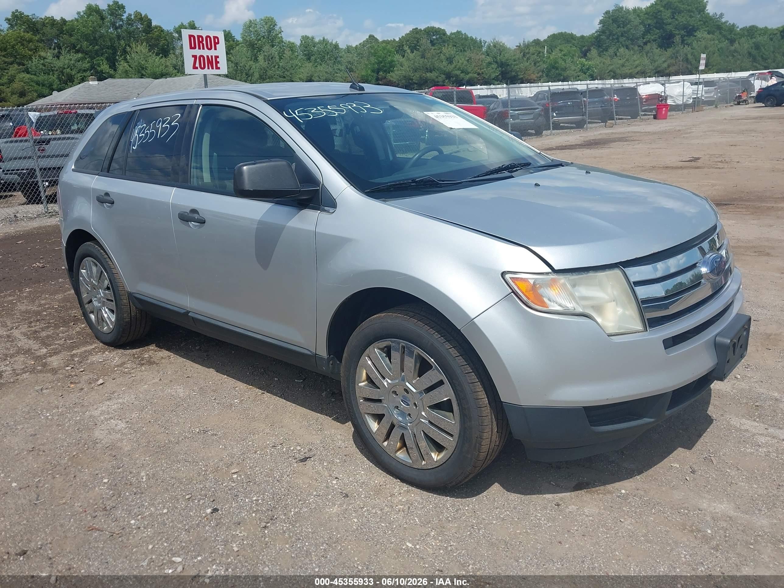 2010 Ford Edge Se Gray vin: 2FMDK3GC7ABB55587