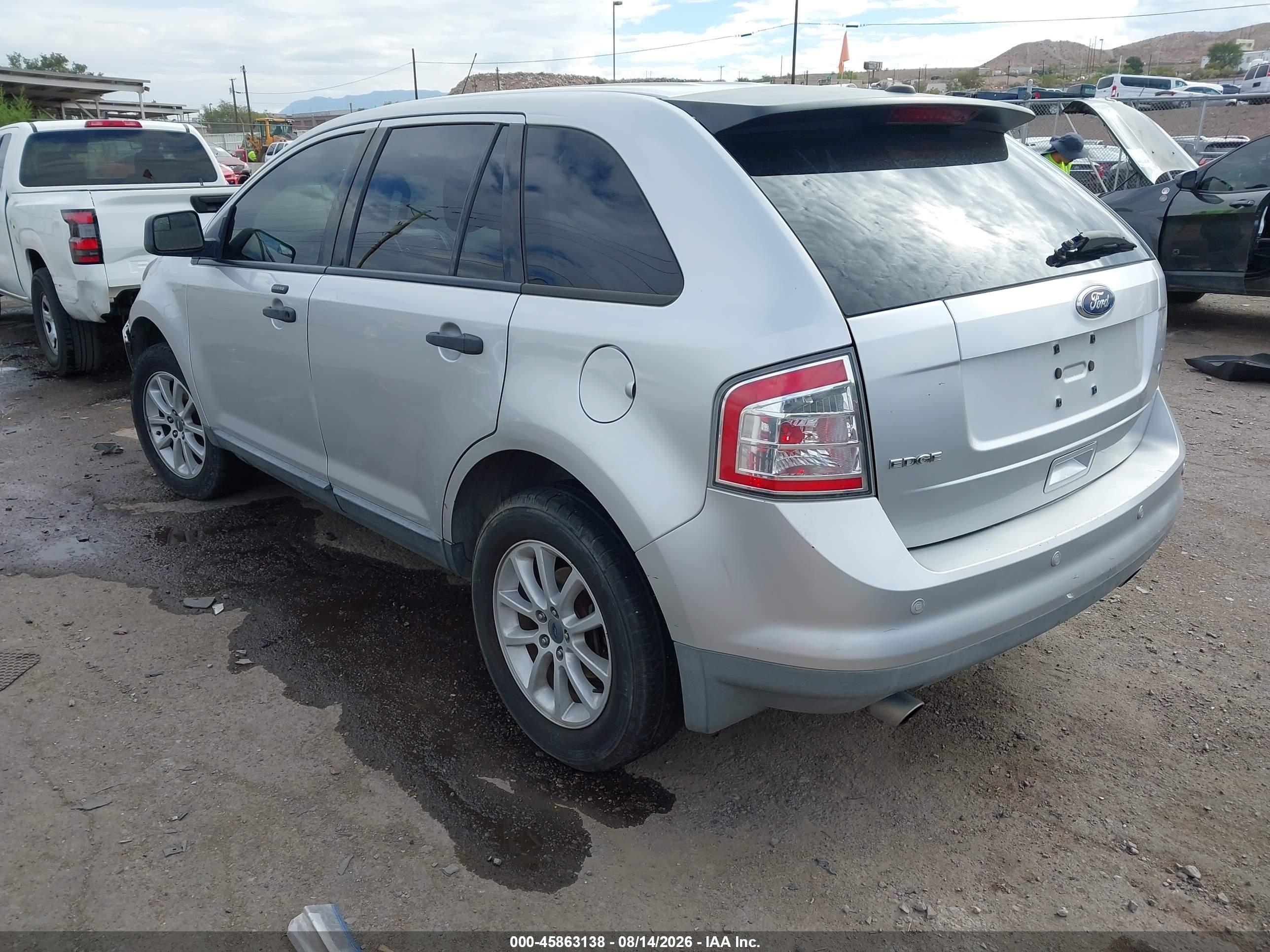 2010 Ford Edge Se Silver vin: 2FMDK3GC7ABB75094