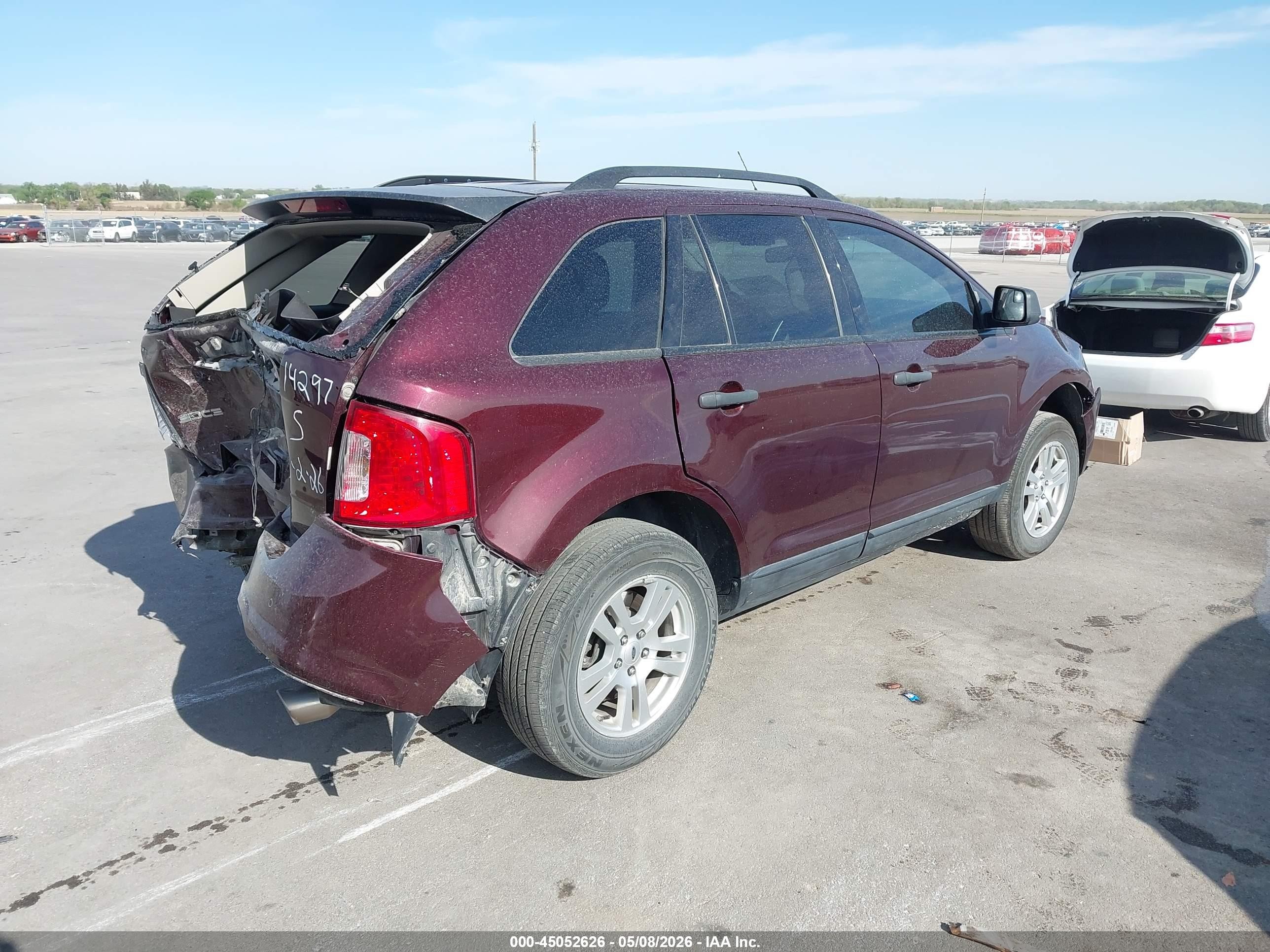 2011 Ford Edge Se Maroon vin: 2FMDK3GC7BBA27092
