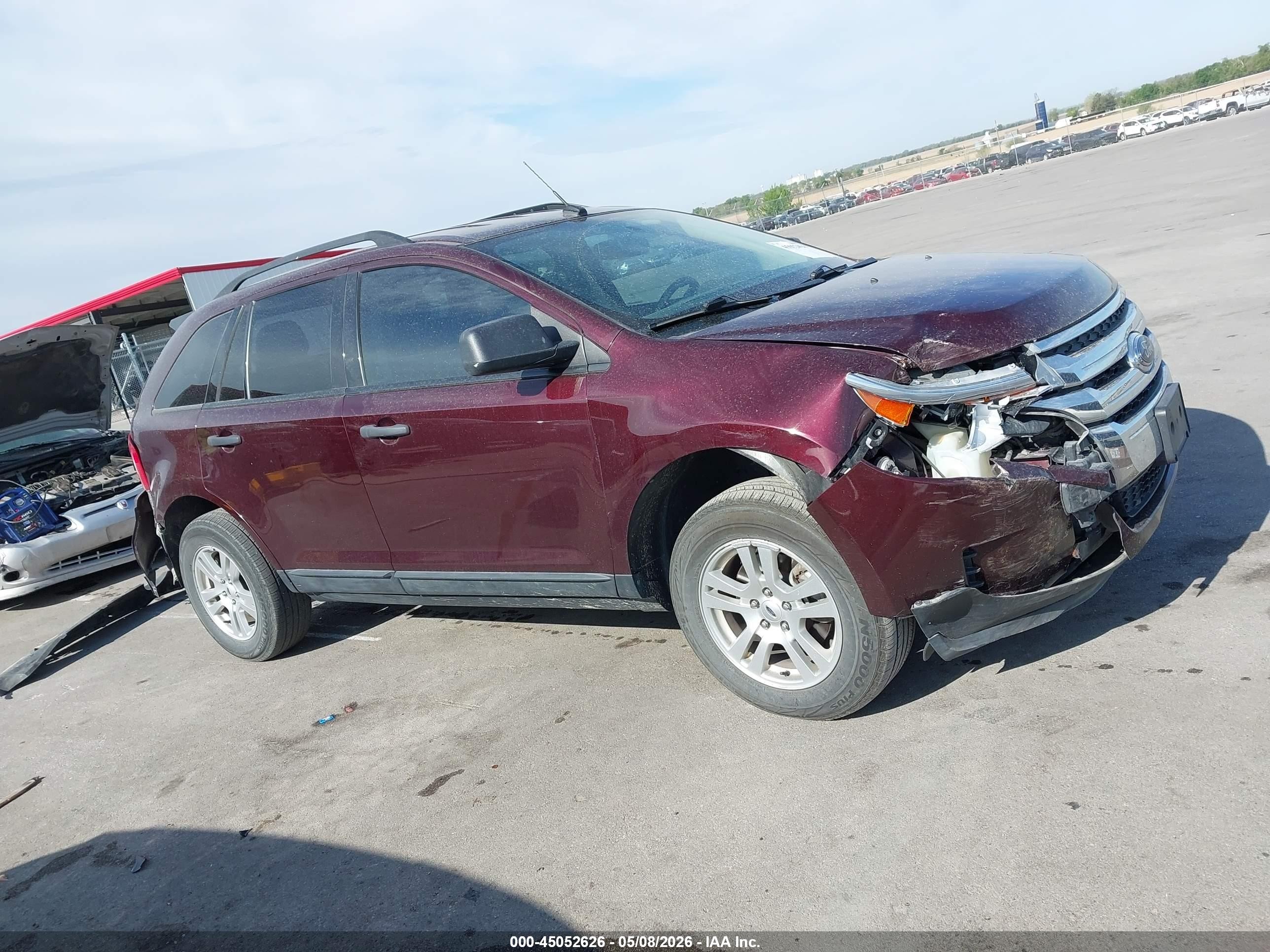 2011 Ford Edge Se Maroon vin: 2FMDK3GC7BBA27092