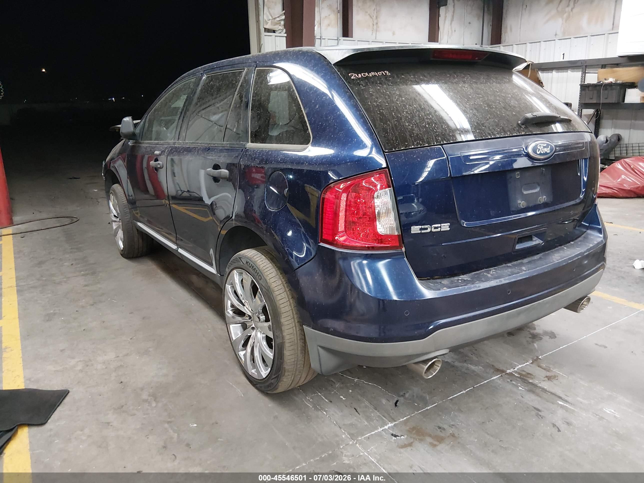 2011 Ford Edge Se Синий vin: 2FMDK3GC7BBA50064