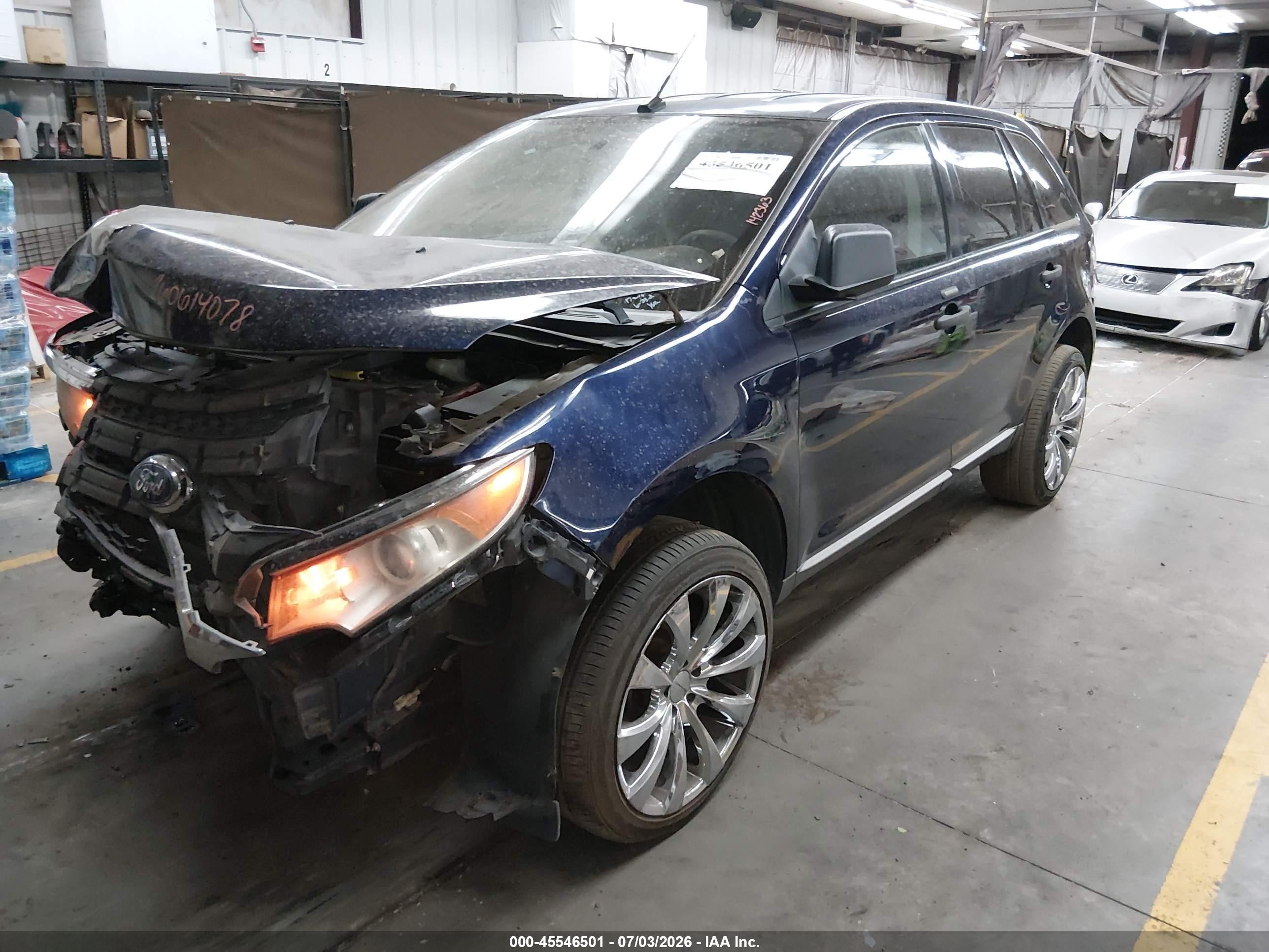 2011 Ford Edge Se Синий vin: 2FMDK3GC7BBA50064