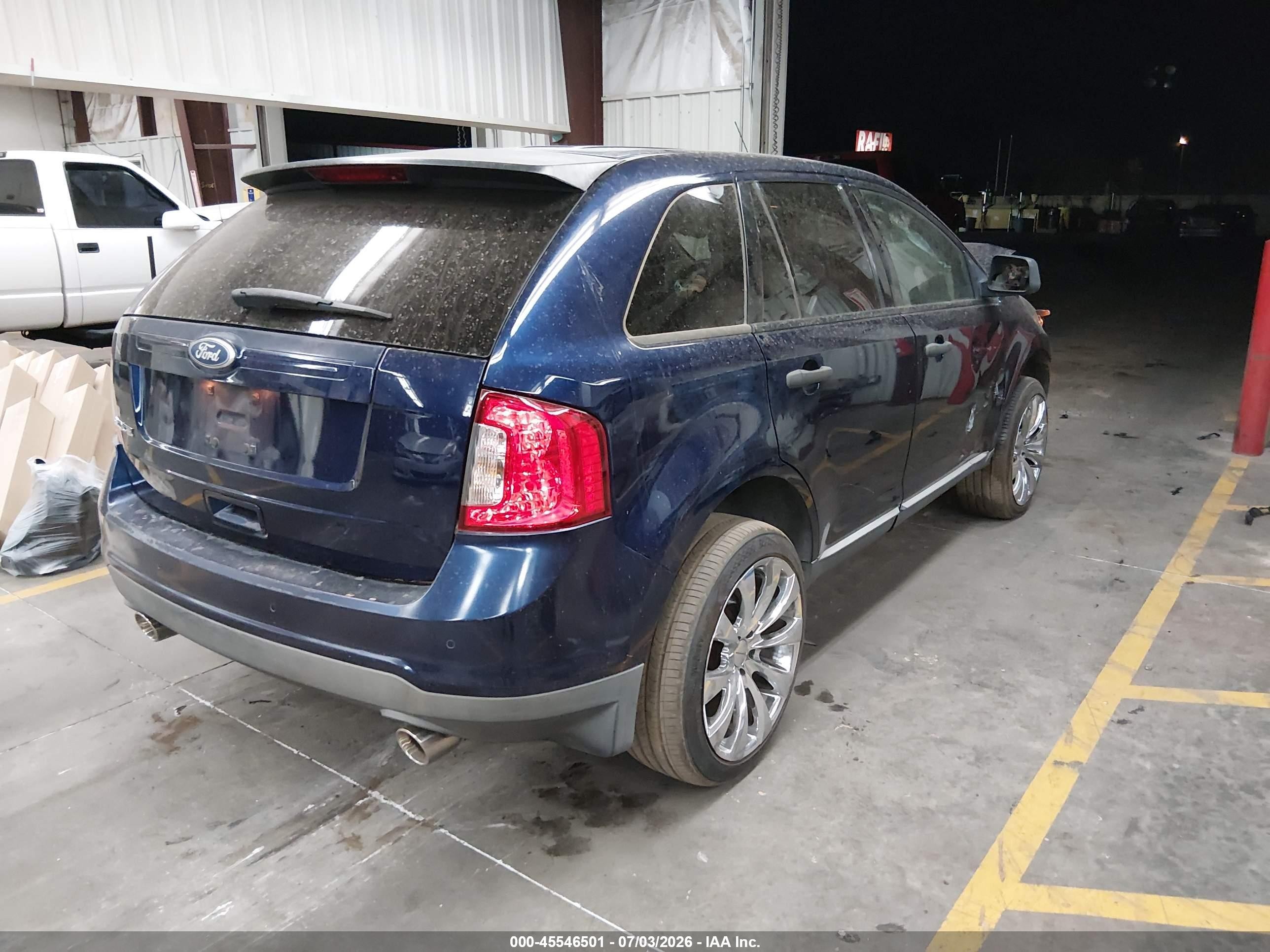2011 Ford Edge Se Синий vin: 2FMDK3GC7BBA50064