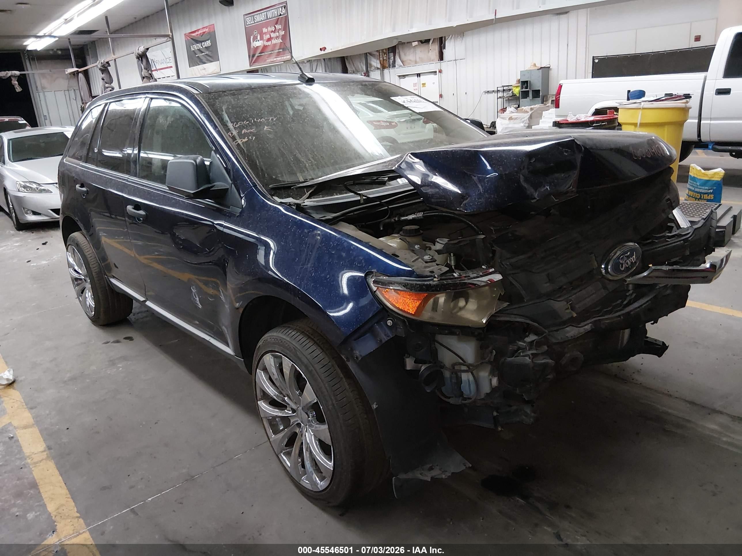 2011 Ford Edge Se Синий vin: 2FMDK3GC7BBA50064