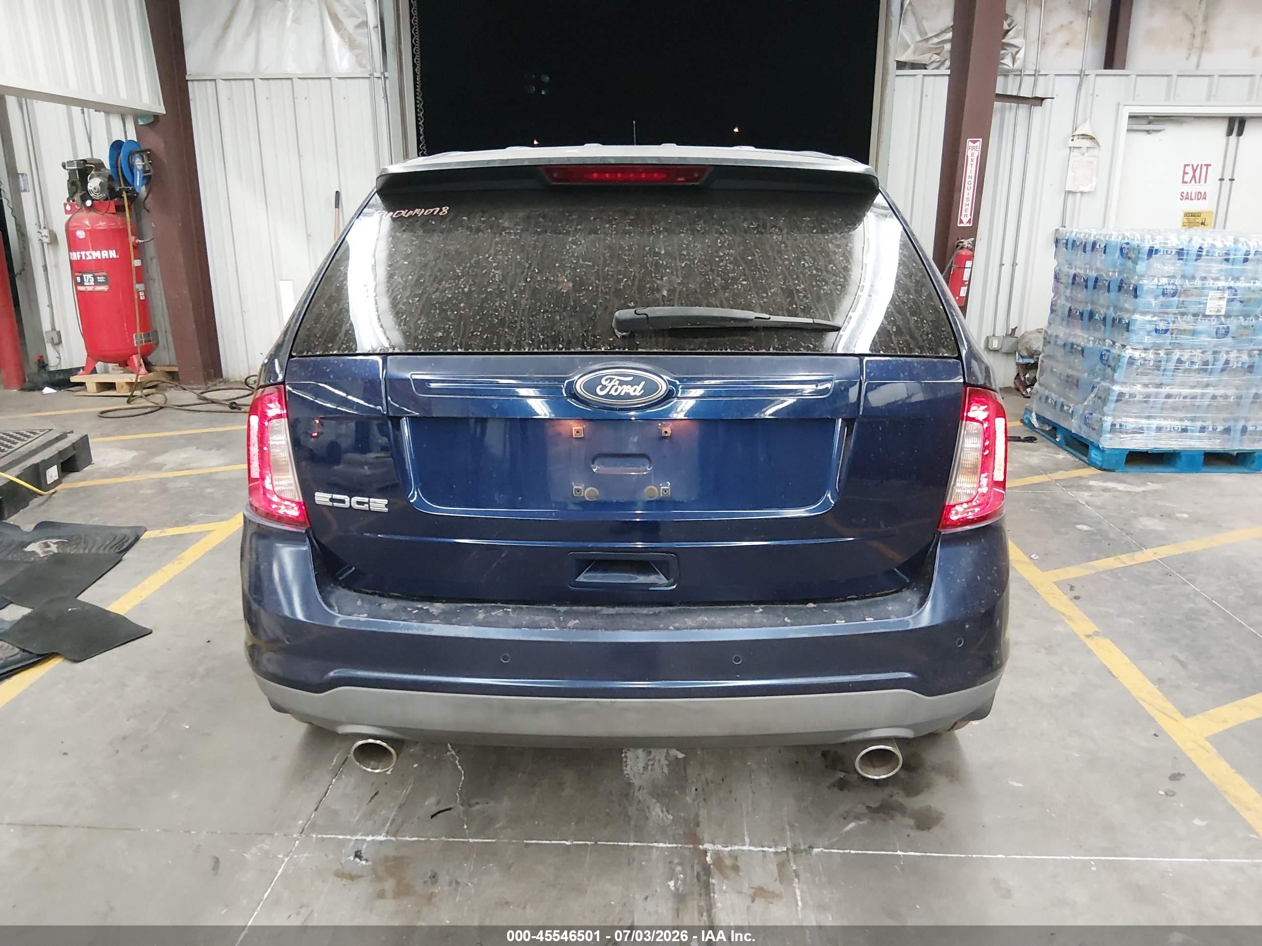 2011 Ford Edge Se Синий vin: 2FMDK3GC7BBA50064