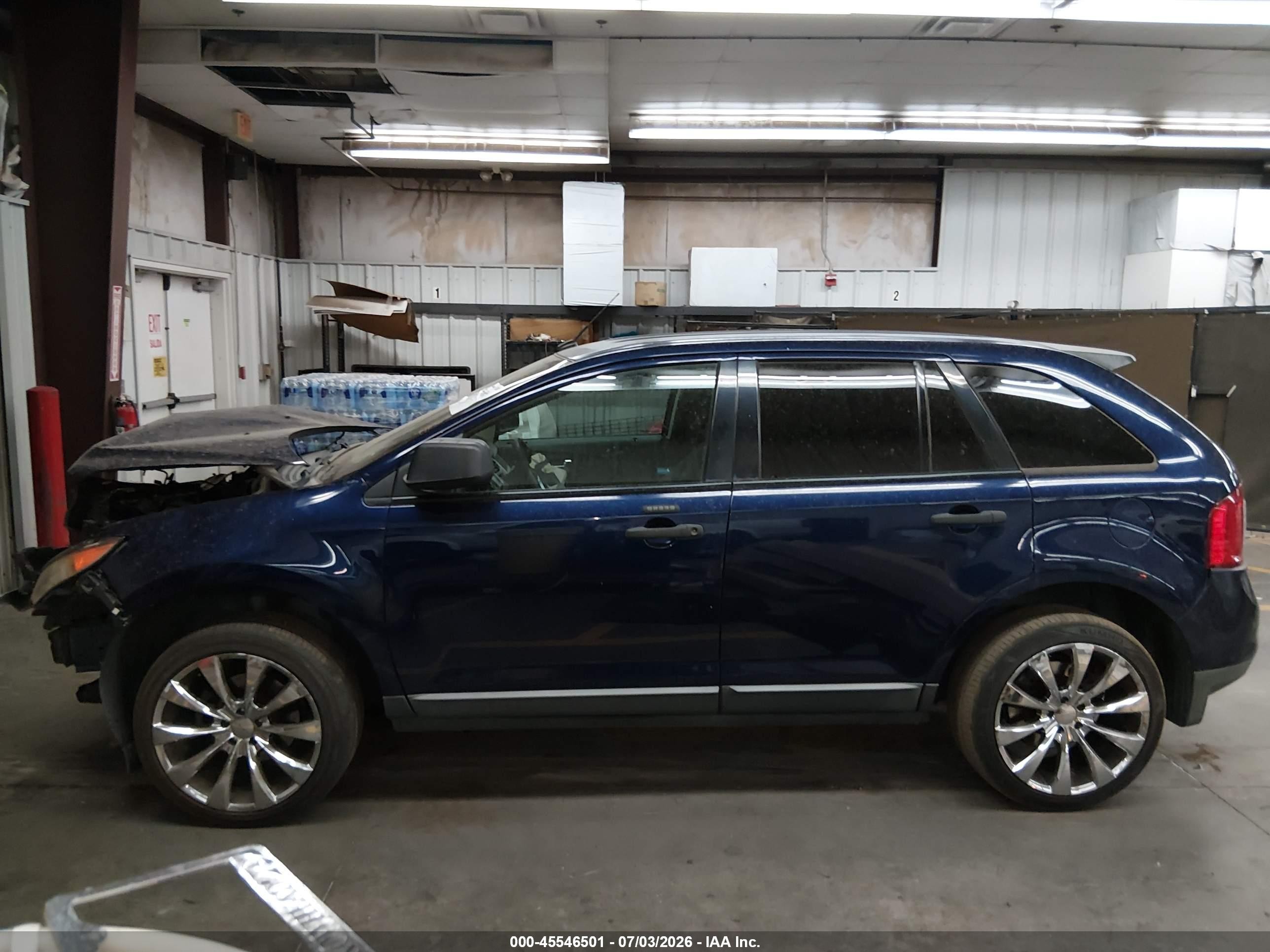2011 Ford Edge Se Синий vin: 2FMDK3GC7BBA50064