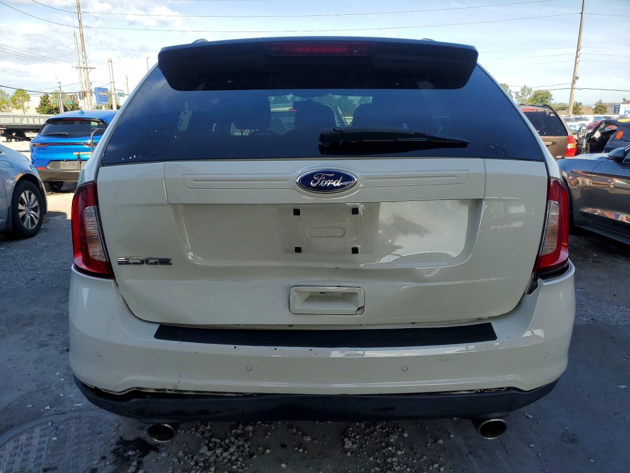 2011 Ford Edge Se White vin: 2FMDK3GC7BBB12448