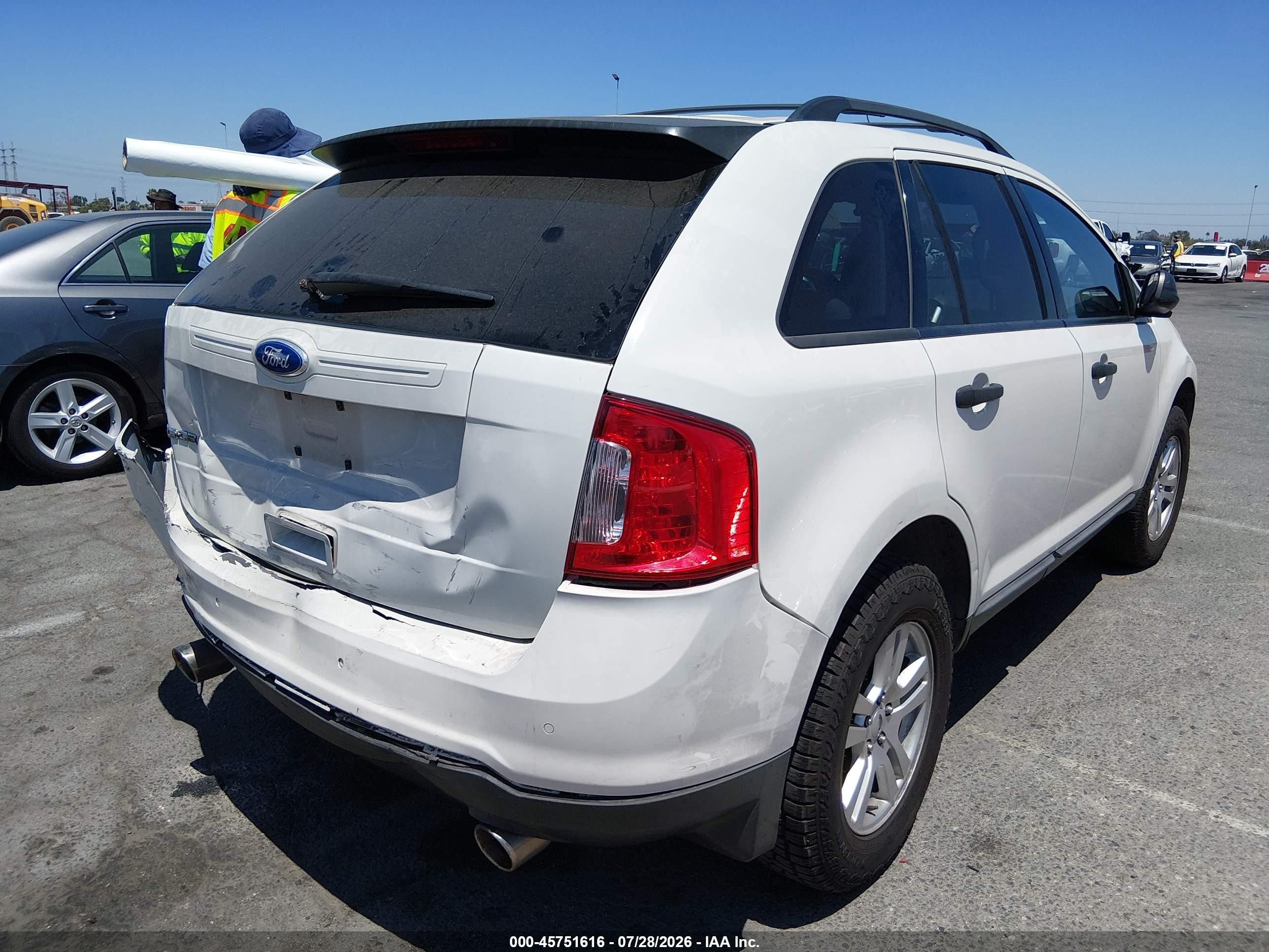 2011 Ford Edge Se Белый vin: 2FMDK3GC7BBB13471