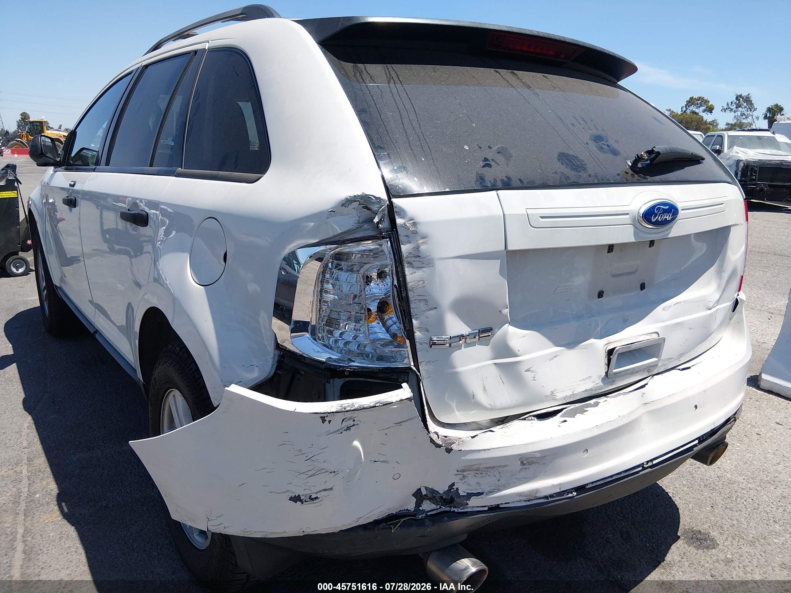 2011 Ford Edge Se Белый vin: 2FMDK3GC7BBB13471