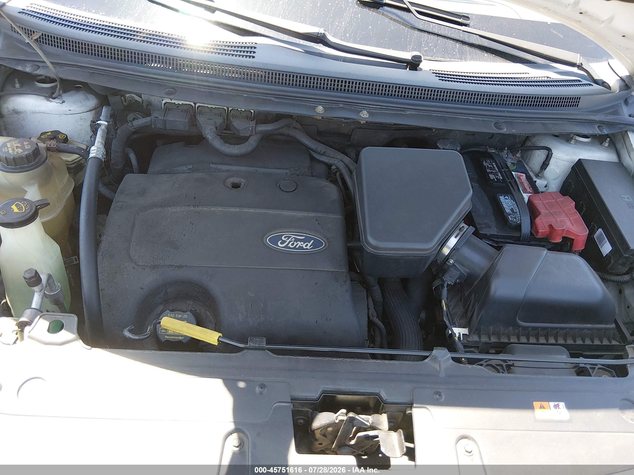 2011 Ford Edge Se Белый vin: 2FMDK3GC7BBB13471