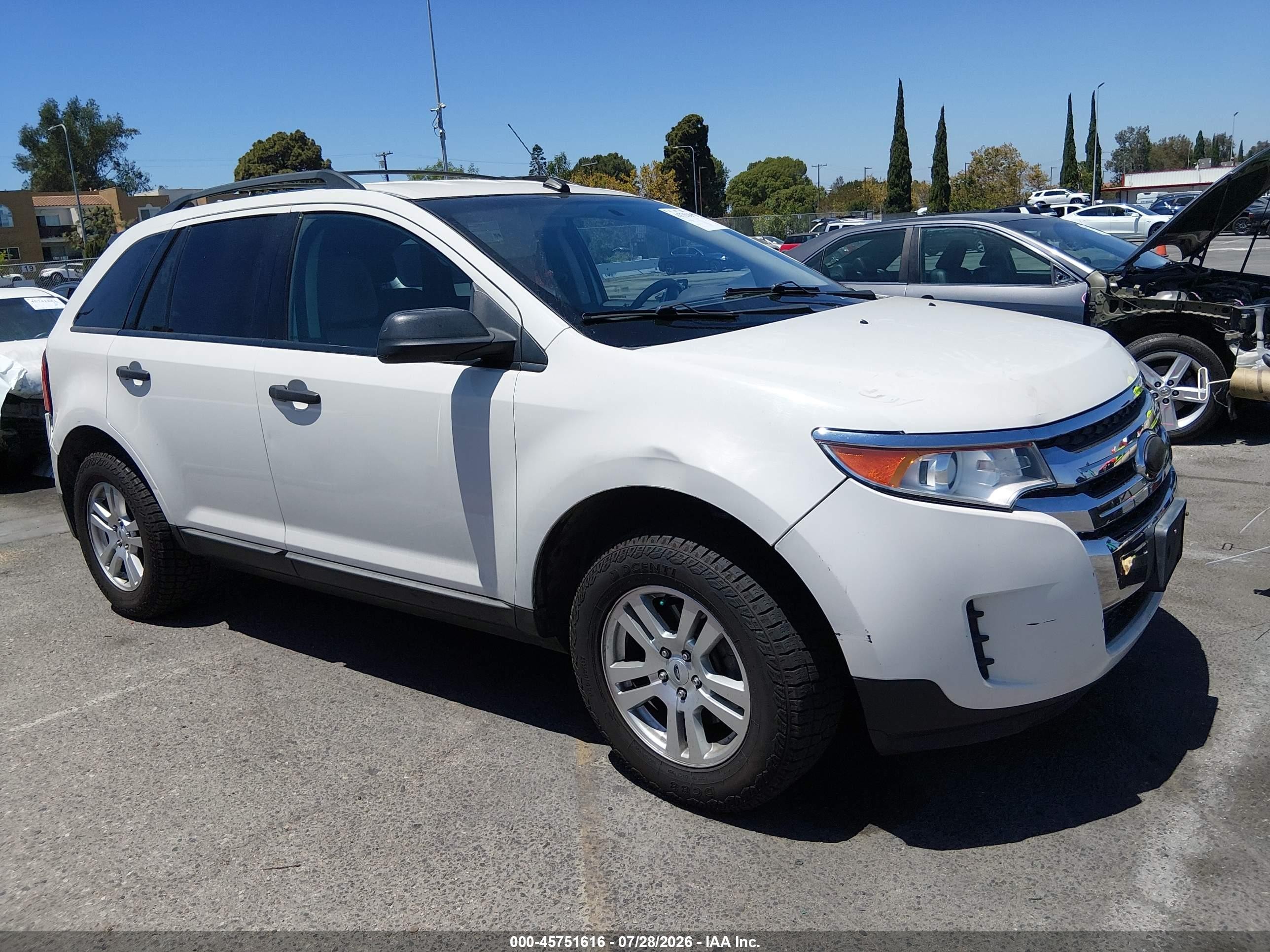 2011 Ford Edge Se Белый vin: 2FMDK3GC7BBB13471