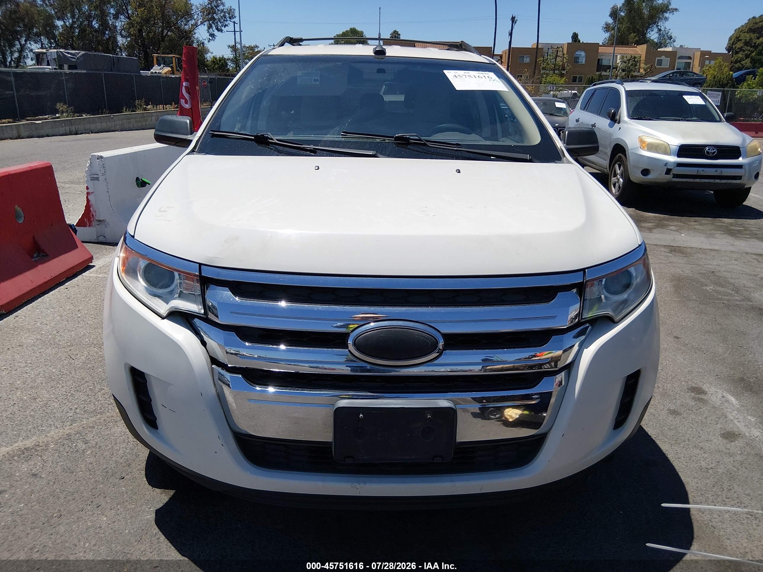2011 Ford Edge Se Белый vin: 2FMDK3GC7BBB13471