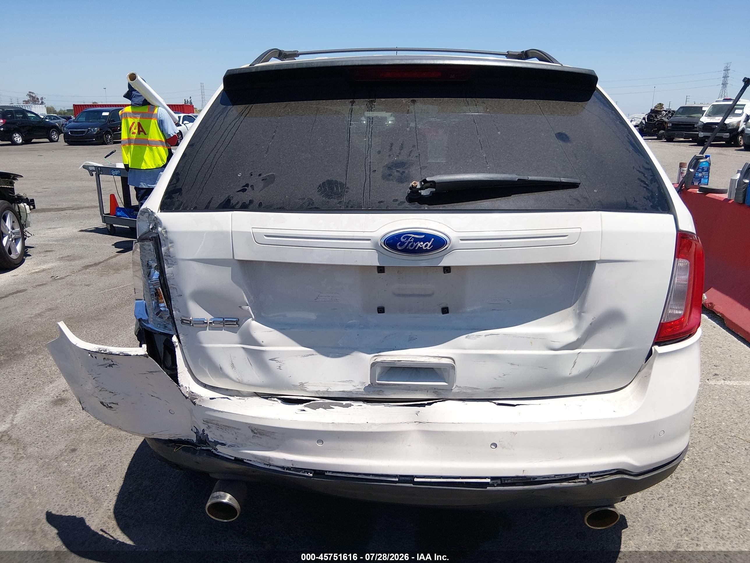 2011 Ford Edge Se Белый vin: 2FMDK3GC7BBB13471