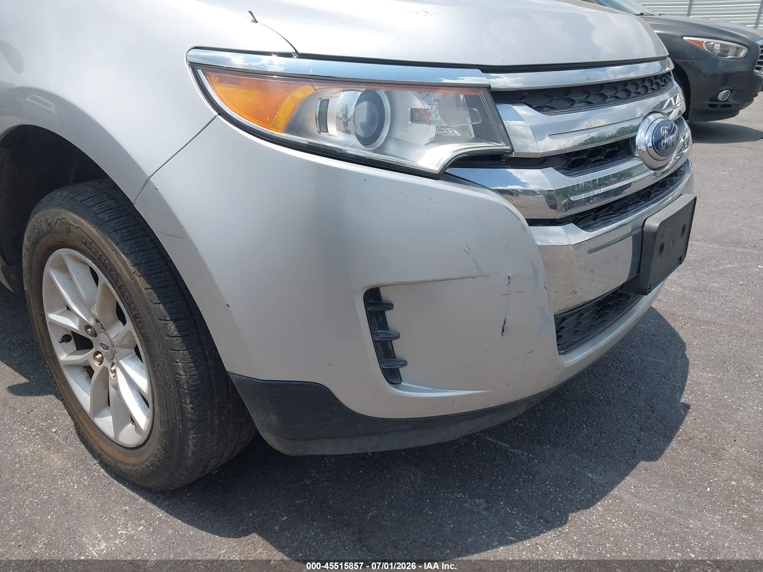 2013 Ford Edge Se Silver vin: 2FMDK3GC7DBB55044