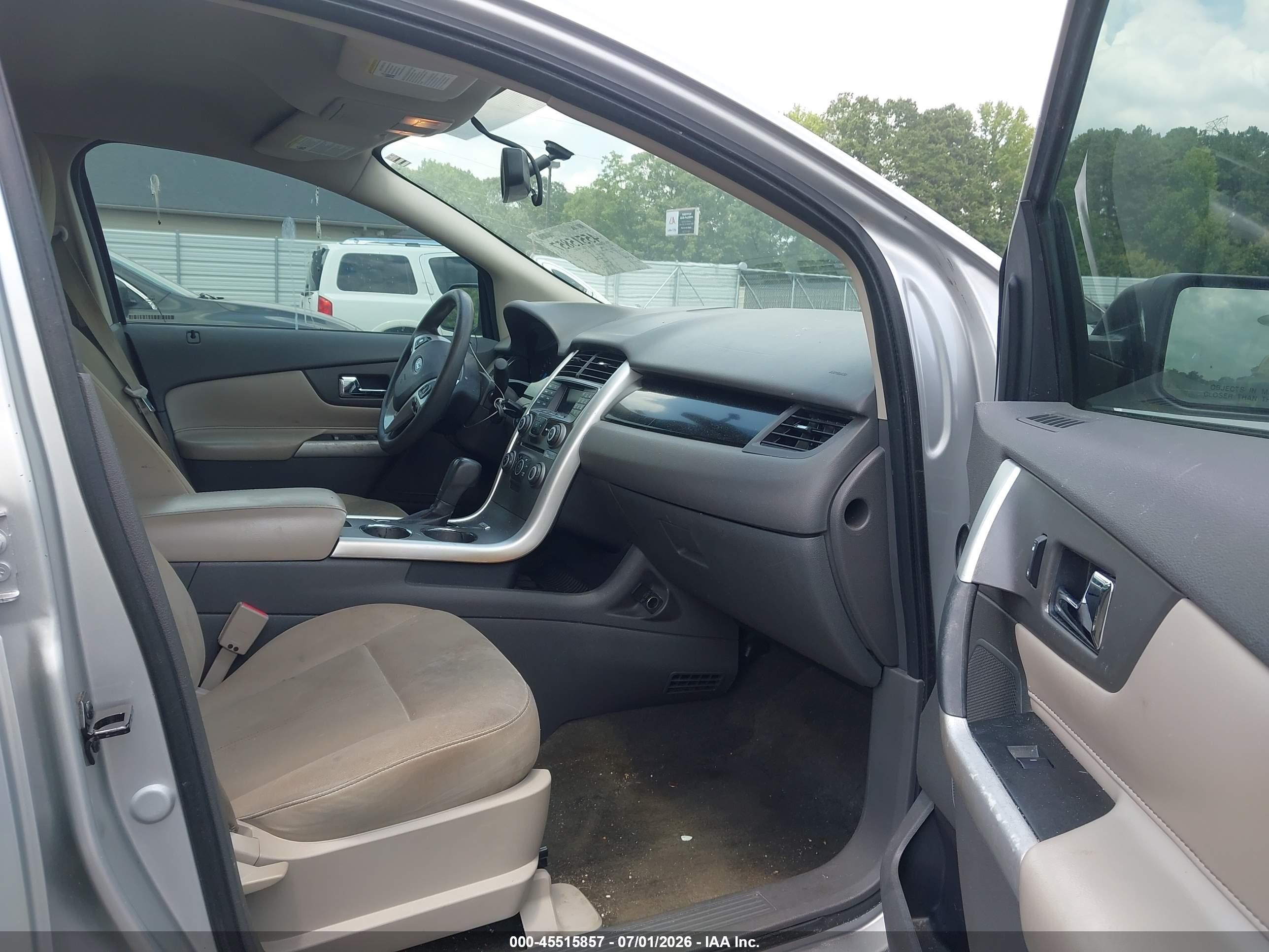 2013 Ford Edge Se Silver vin: 2FMDK3GC7DBB55044