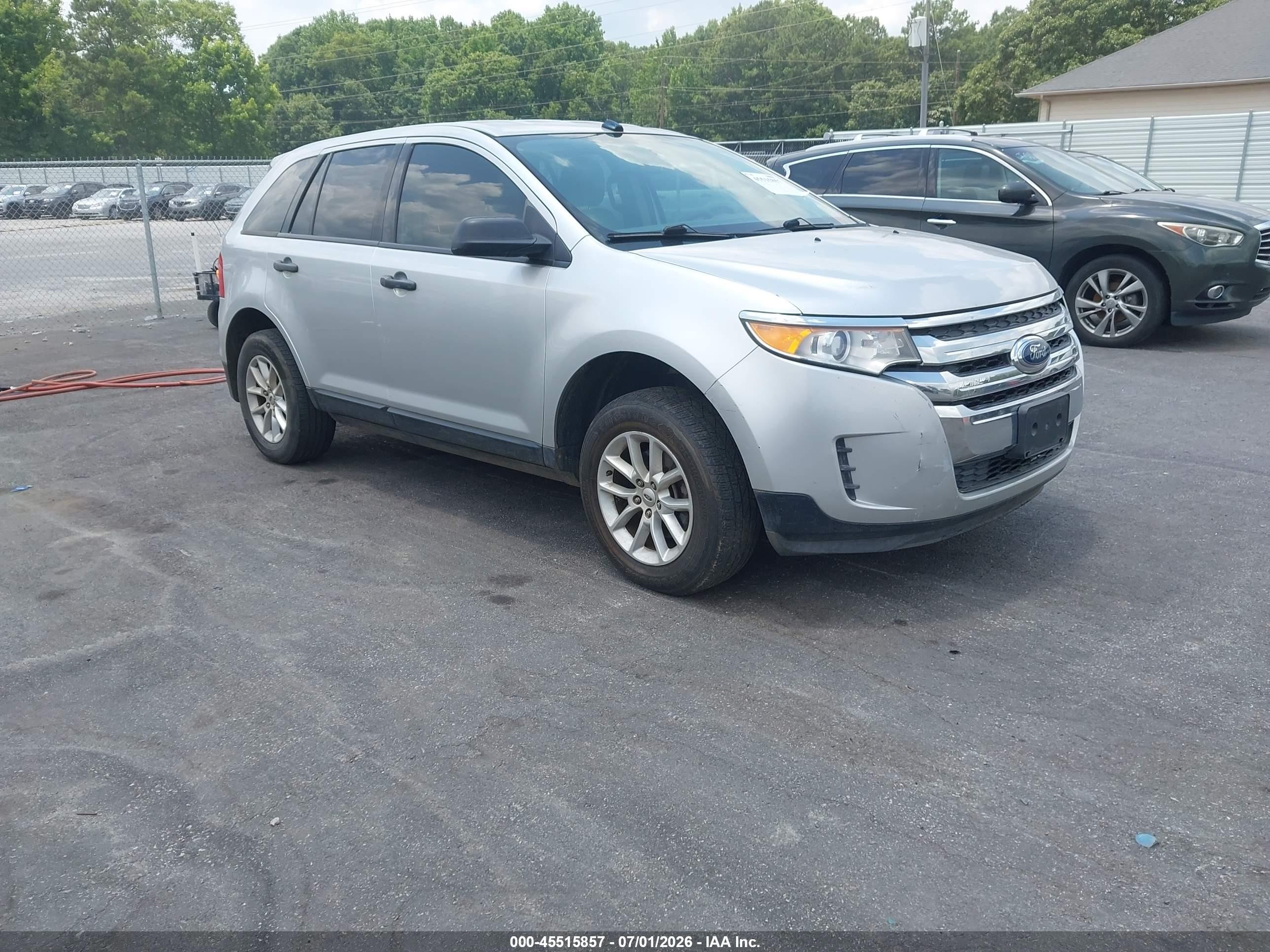 2013 Ford Edge Se Silver vin: 2FMDK3GC7DBB55044