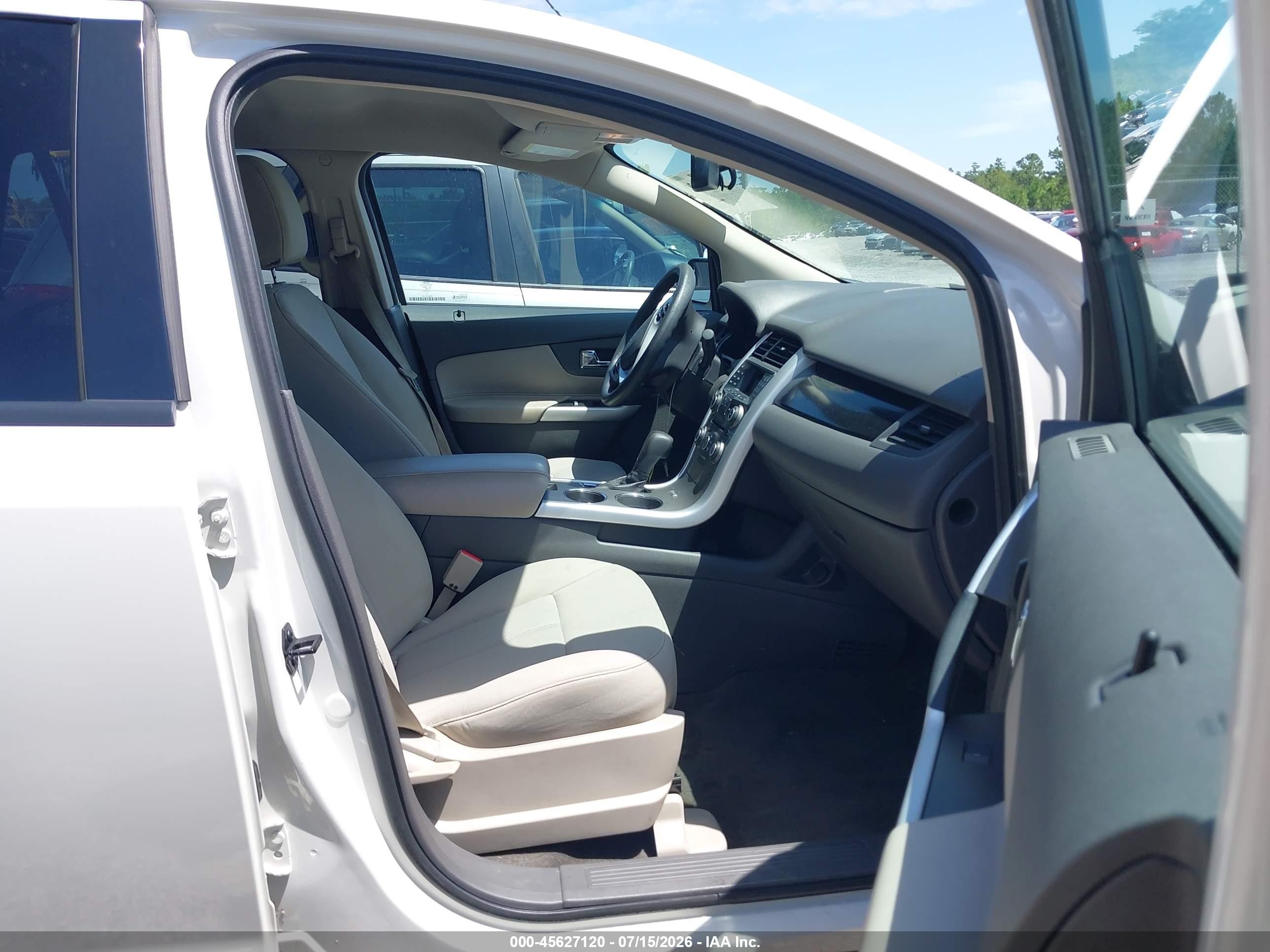 2013 Ford Edge Se White vin: 2FMDK3GC7DBB63208