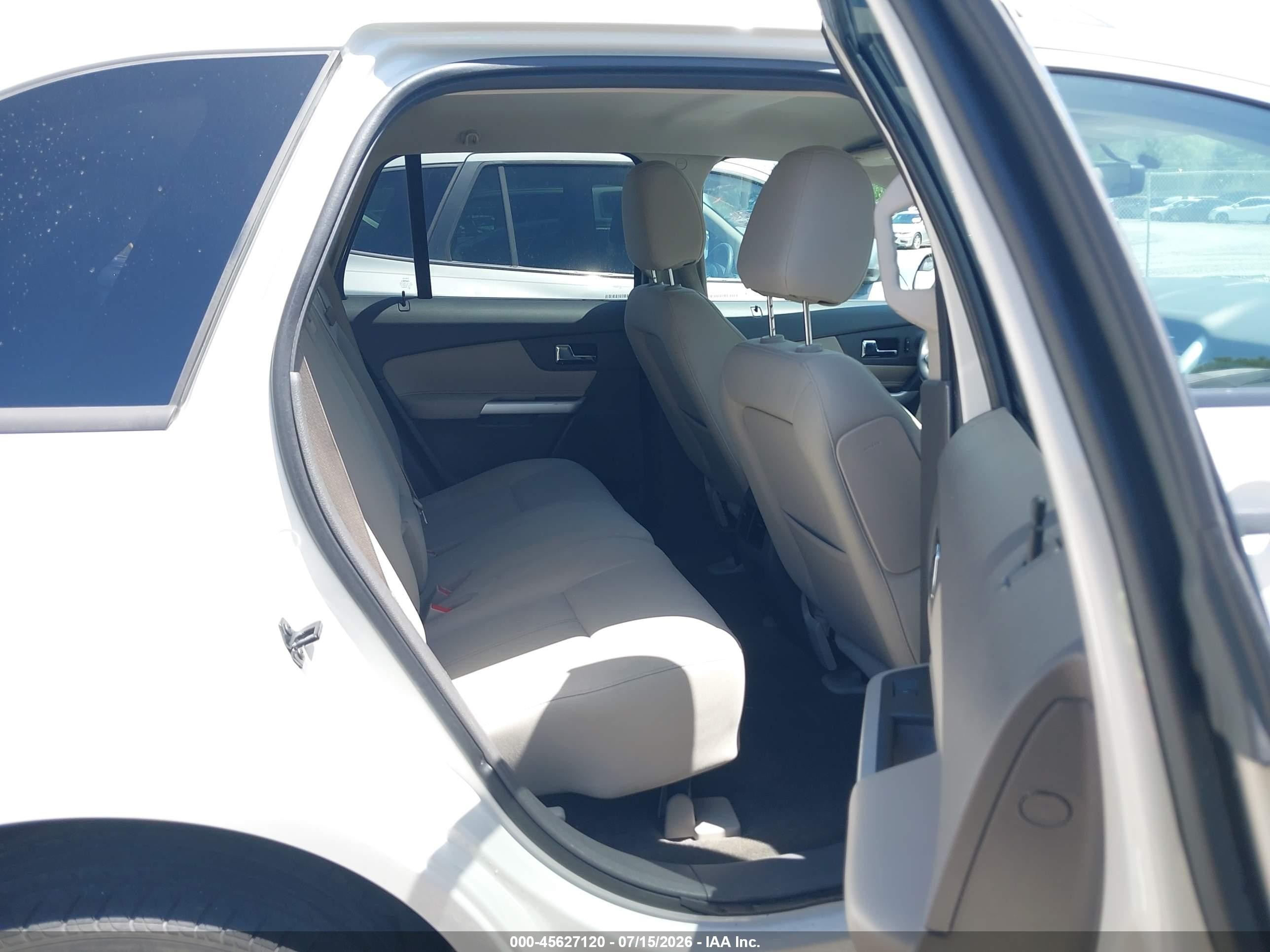 2013 Ford Edge Se White vin: 2FMDK3GC7DBB63208