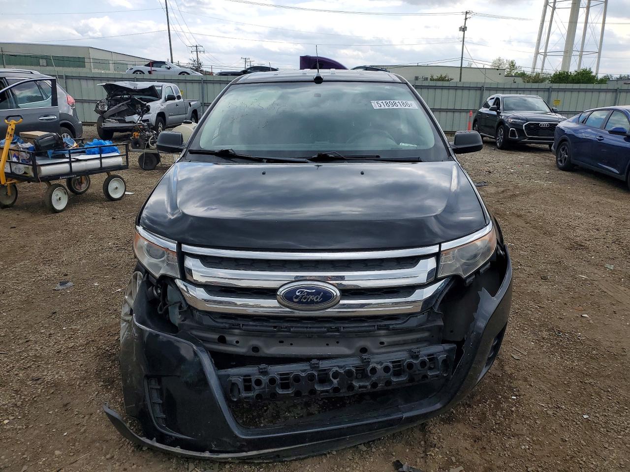 2013 Ford Edge Se Черный vin: 2FMDK3GC7DBC11094