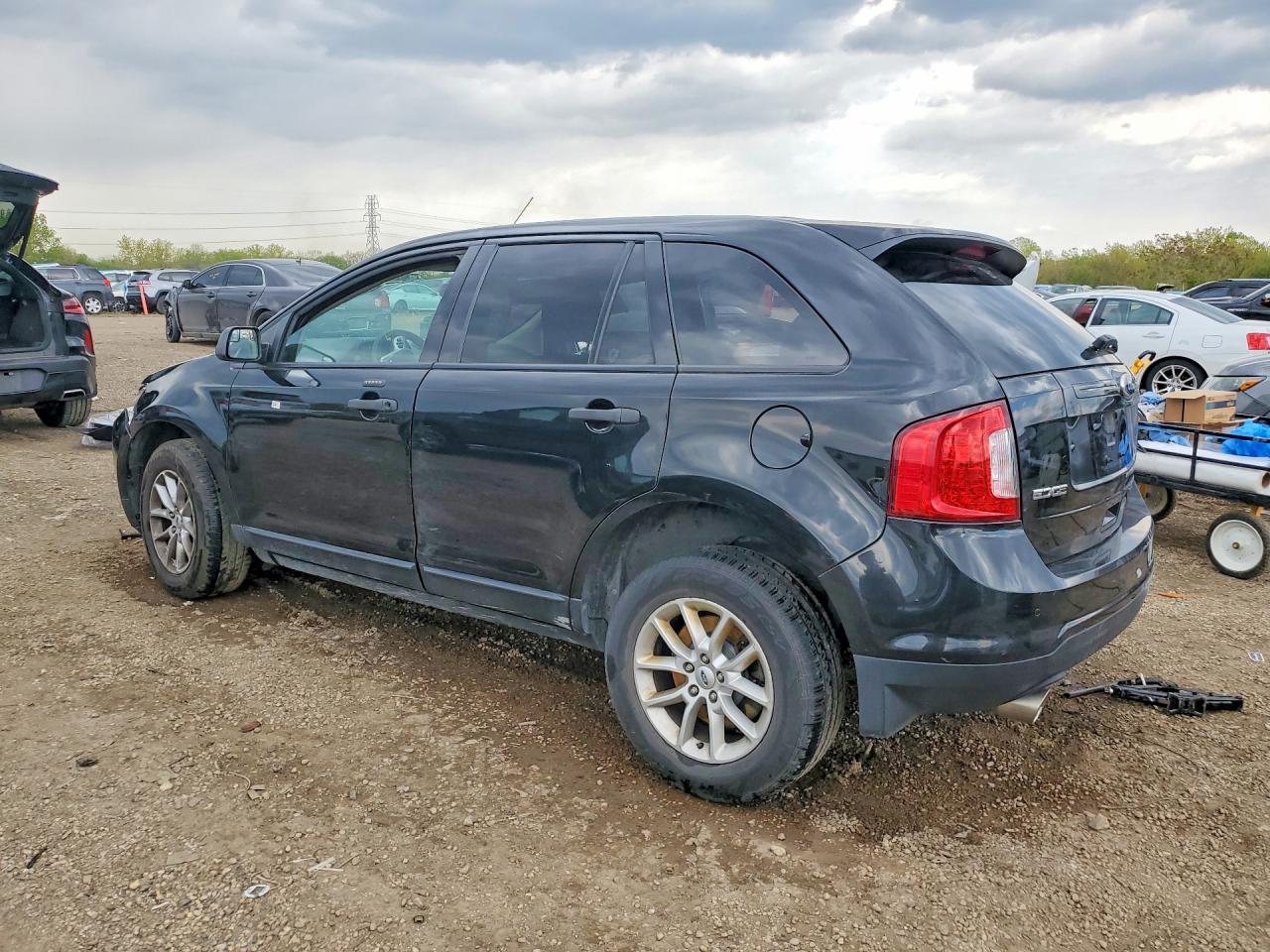2013 Ford Edge Se Черный vin: 2FMDK3GC7DBC11094