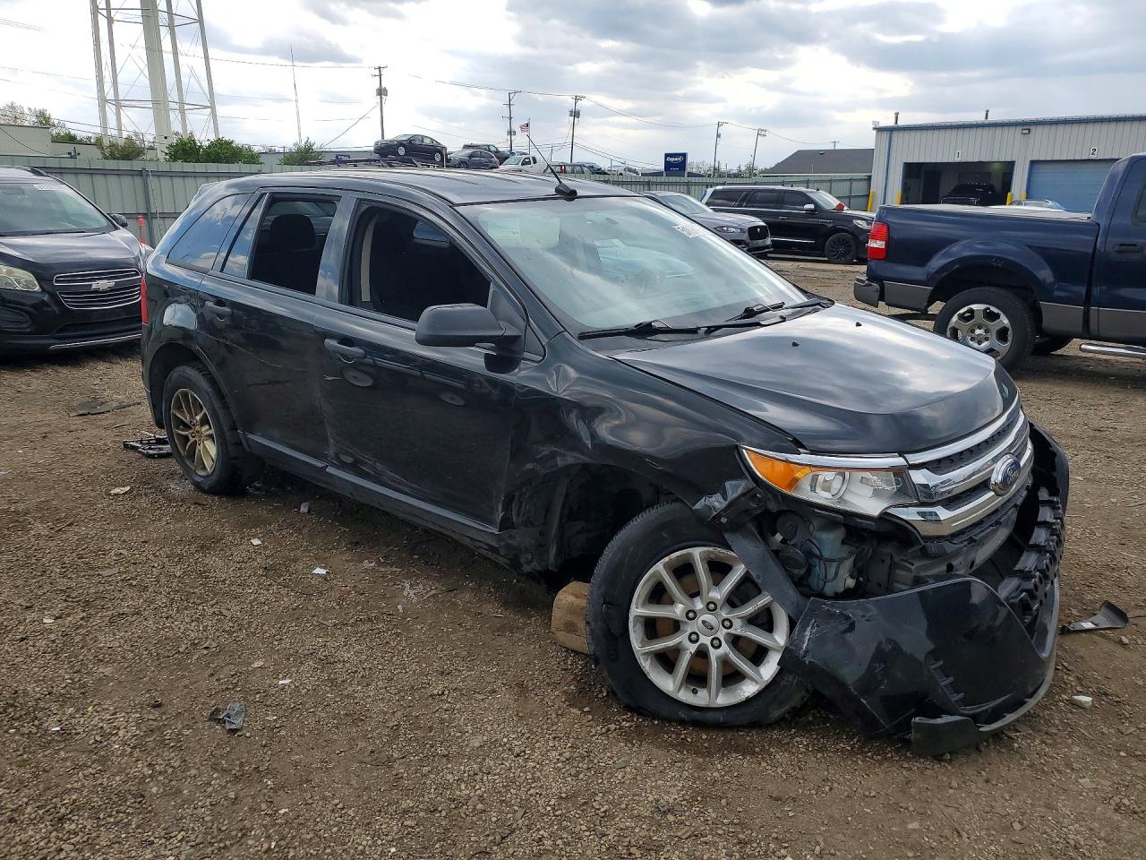 2013 Ford Edge Se Черный vin: 2FMDK3GC7DBC11094