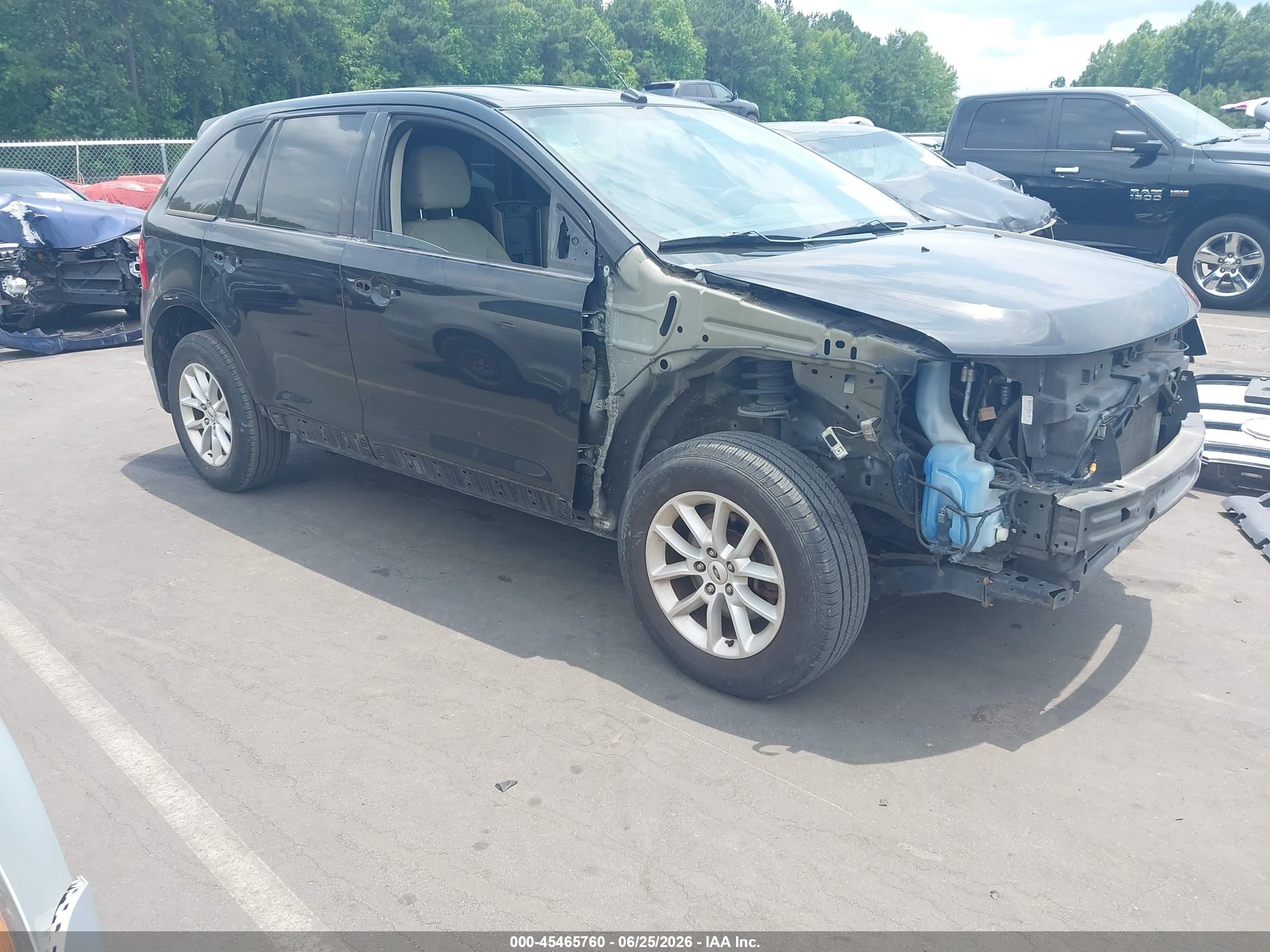2013 Ford Edge Se Черный vin: 2FMDK3GC7DBC48288