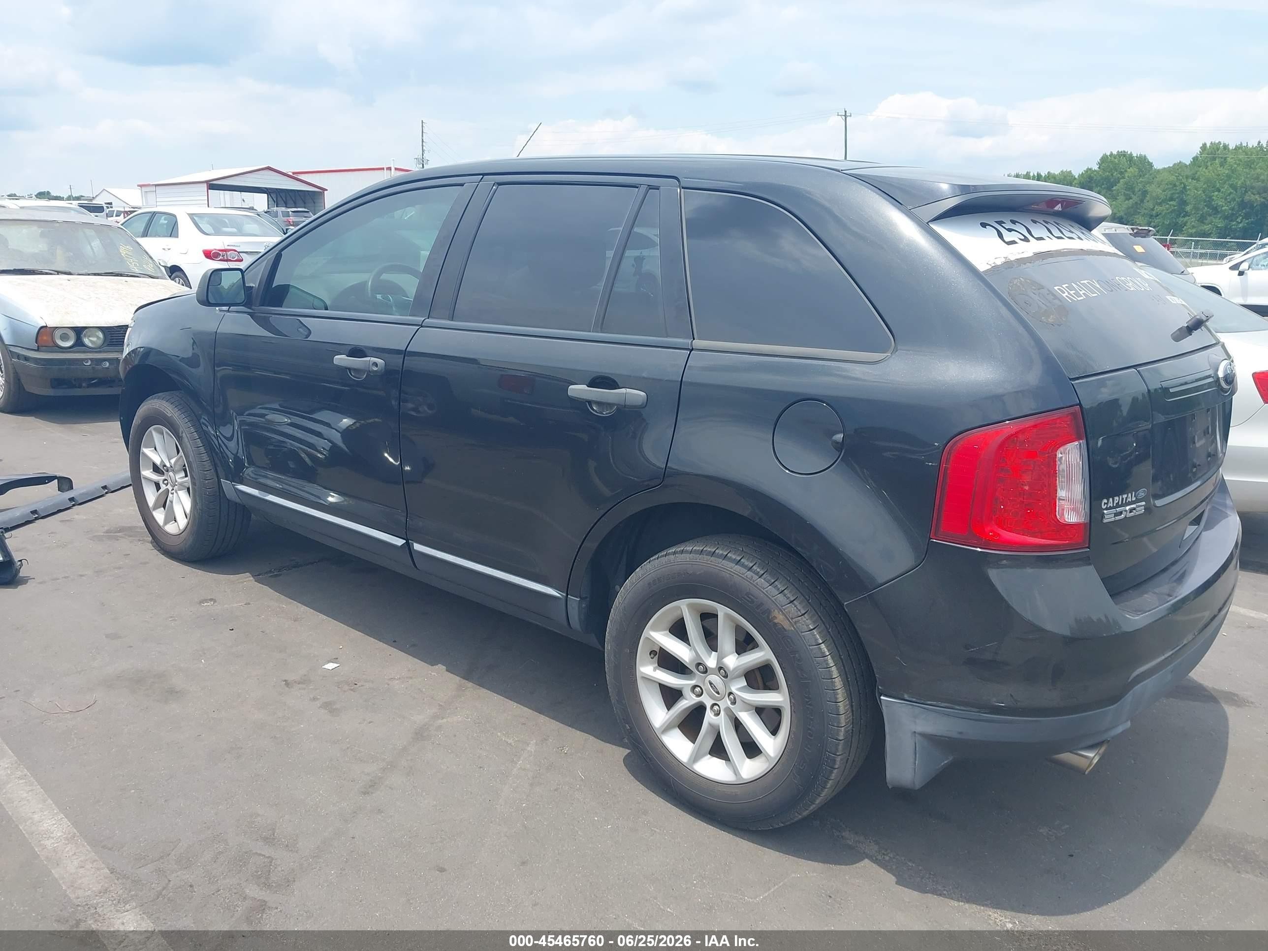 2013 Ford Edge Se Черный vin: 2FMDK3GC7DBC48288