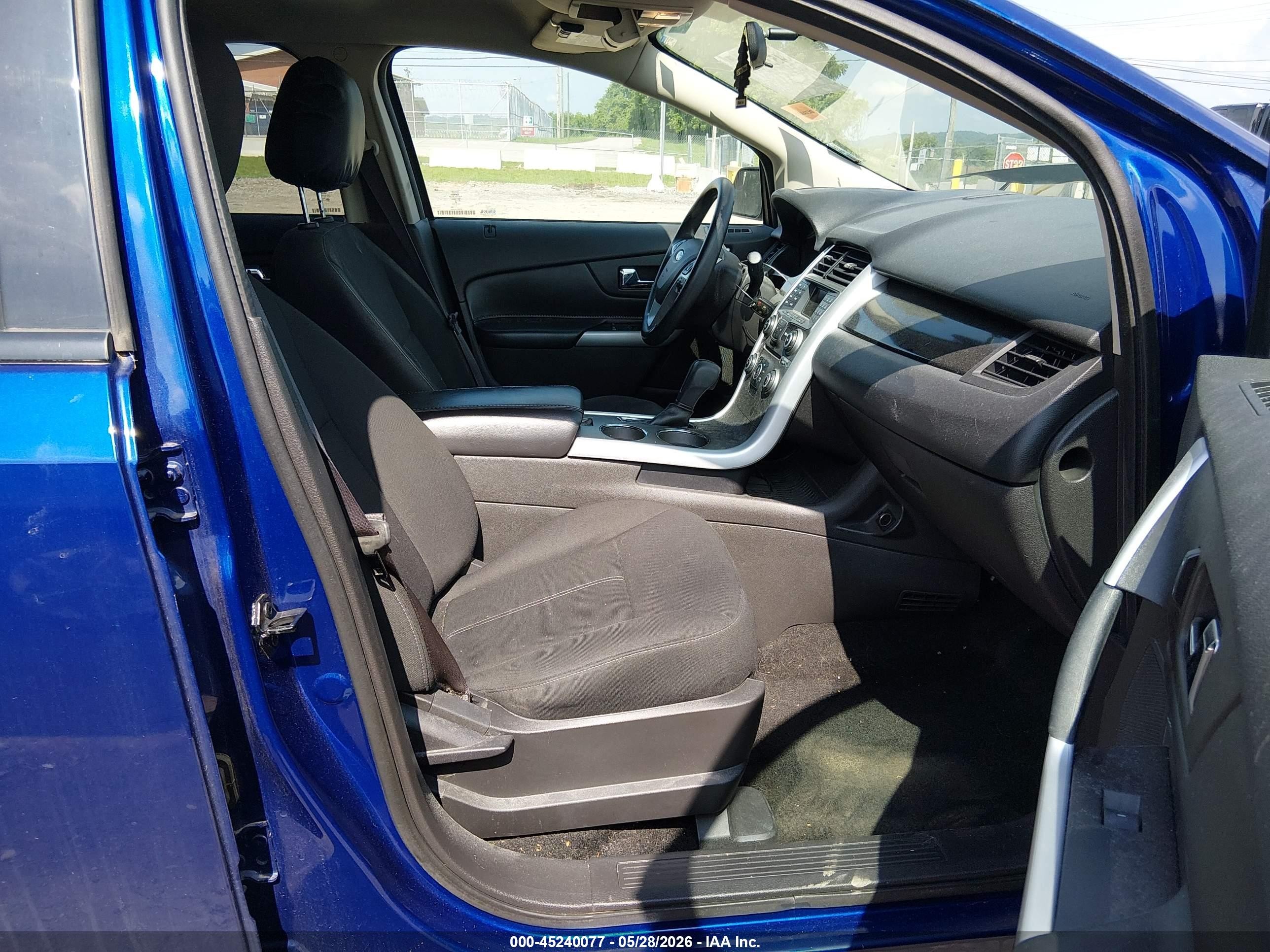 2014 Ford Edge Se Blue vin: 2FMDK3GC7EBA04500