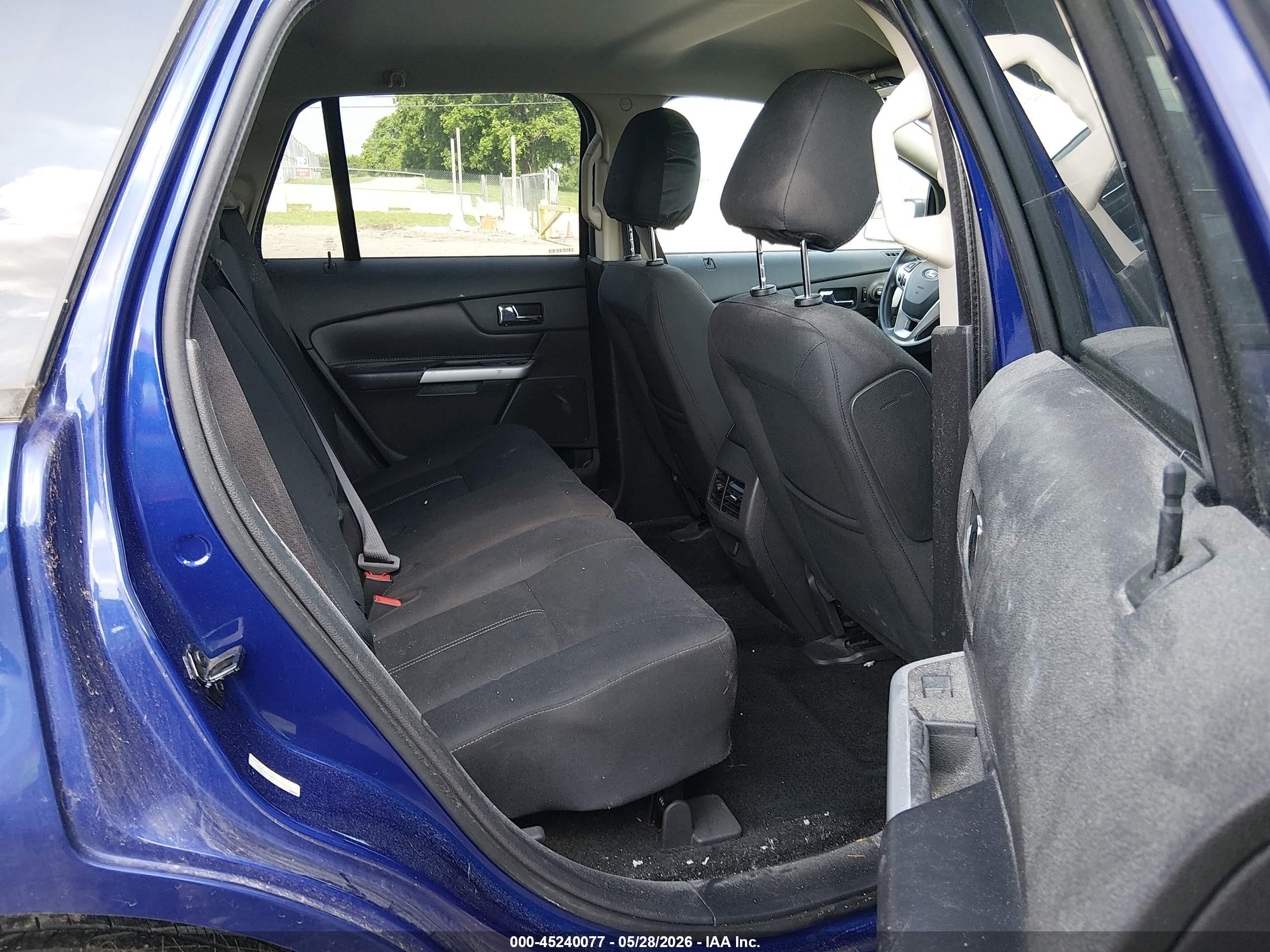 2014 Ford Edge Se Blue vin: 2FMDK3GC7EBA04500